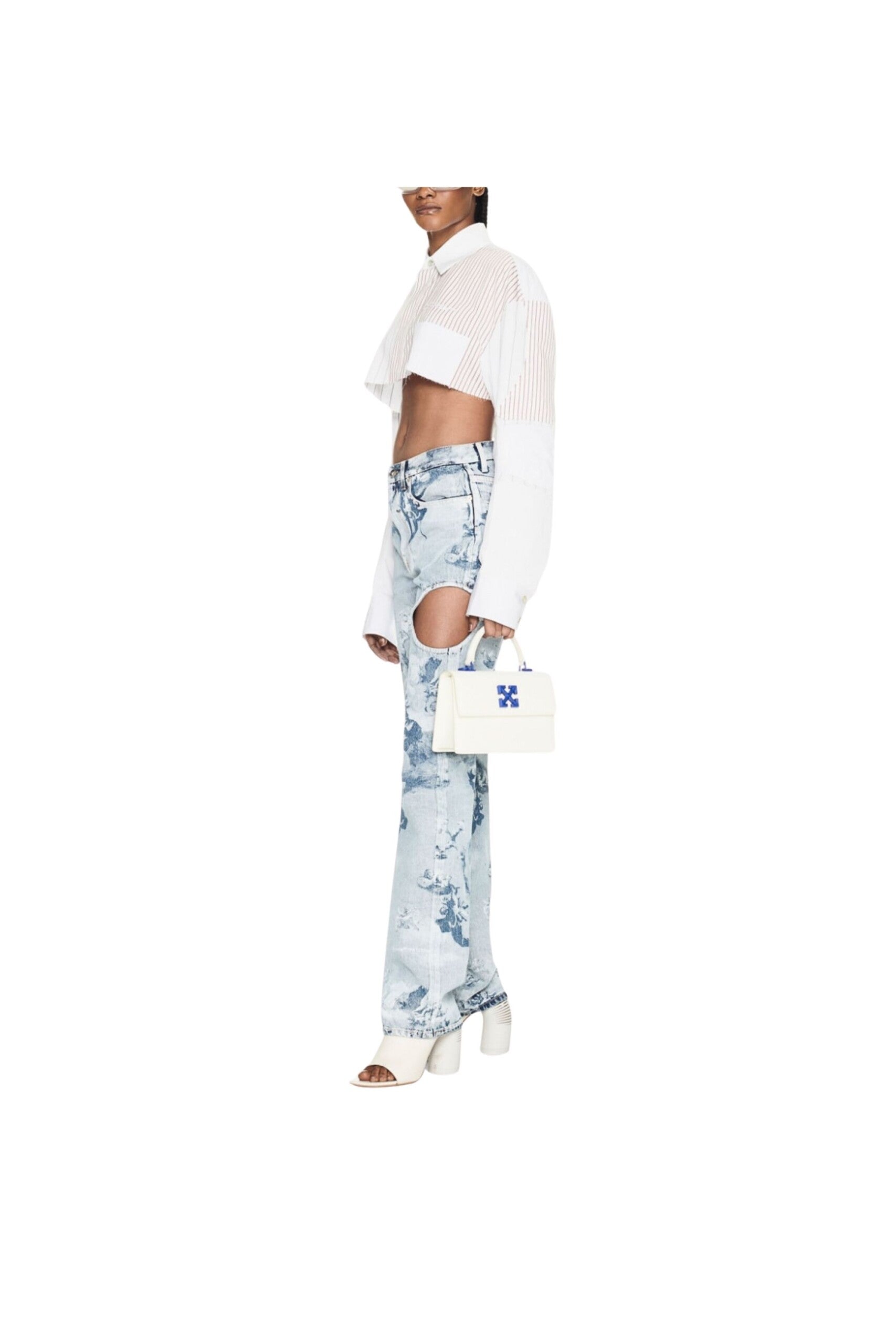 Off-White Motorcycle Shirt vista tre quarti