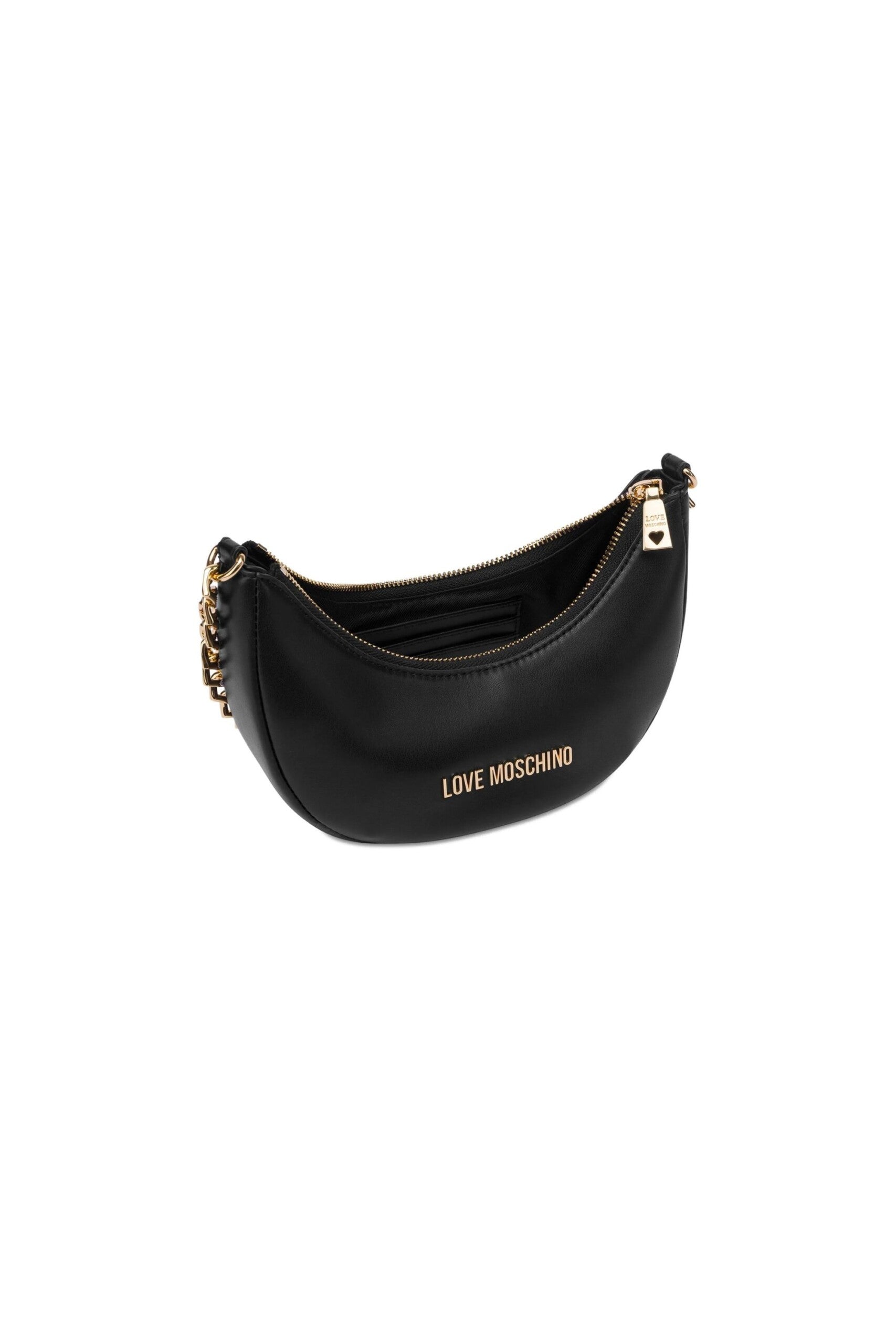 Love Moschino Borsa a tracolla con dettaglio a catena vista interno