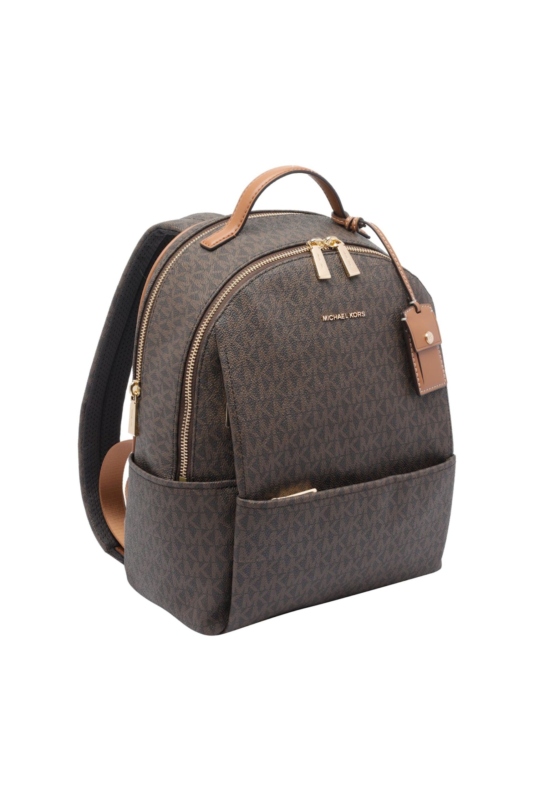 Michael Kors Sable Backpack Medium vista tre quarti