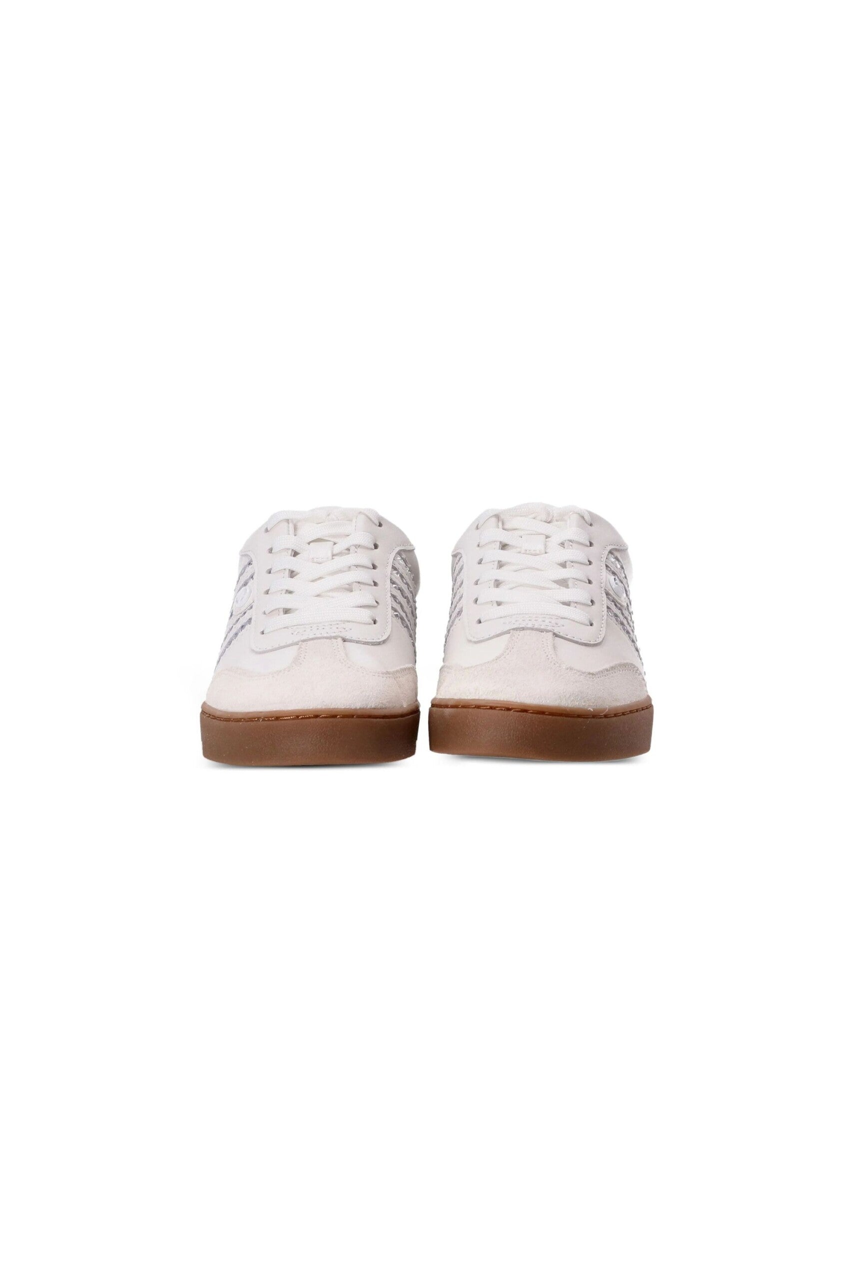 Michael Kors Sneakers Scotty con strass vista frontale