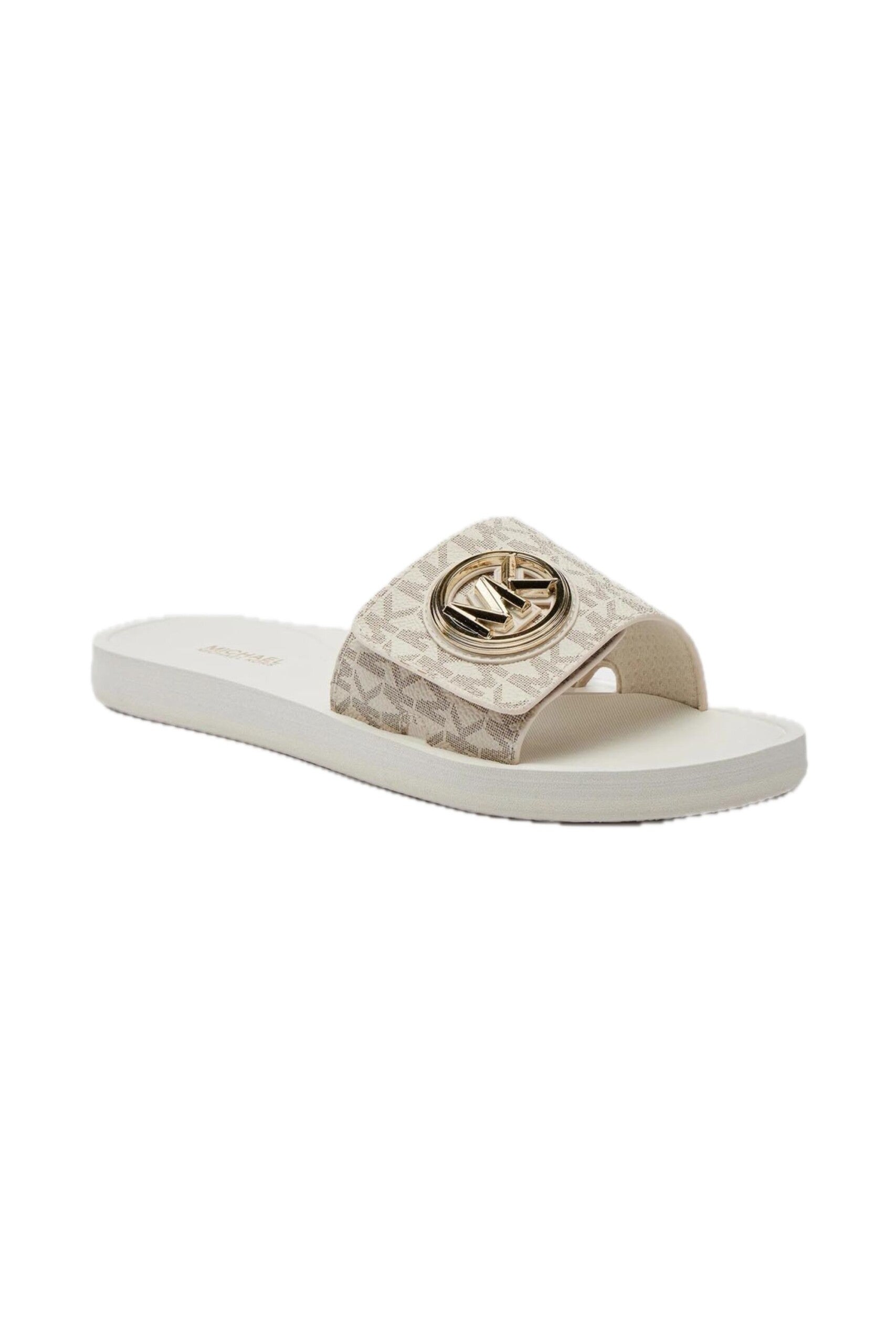 Michael Kors Charm Slide Vaniglia vista tre quarti