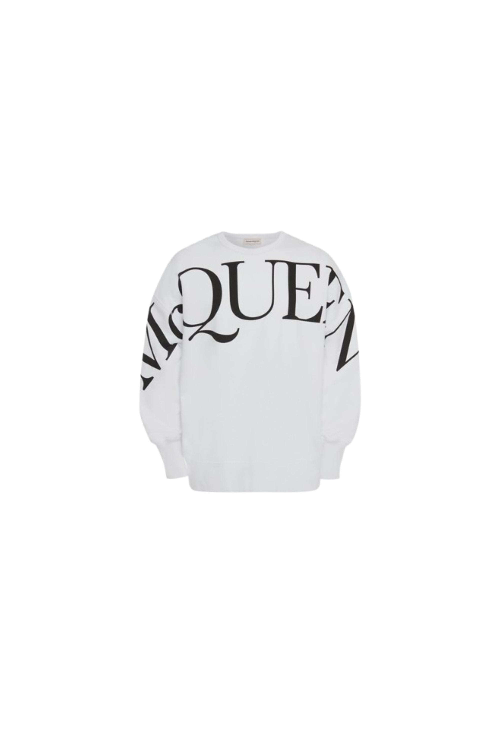 Alexander Mcqueen Felpa con Logo vista frontale