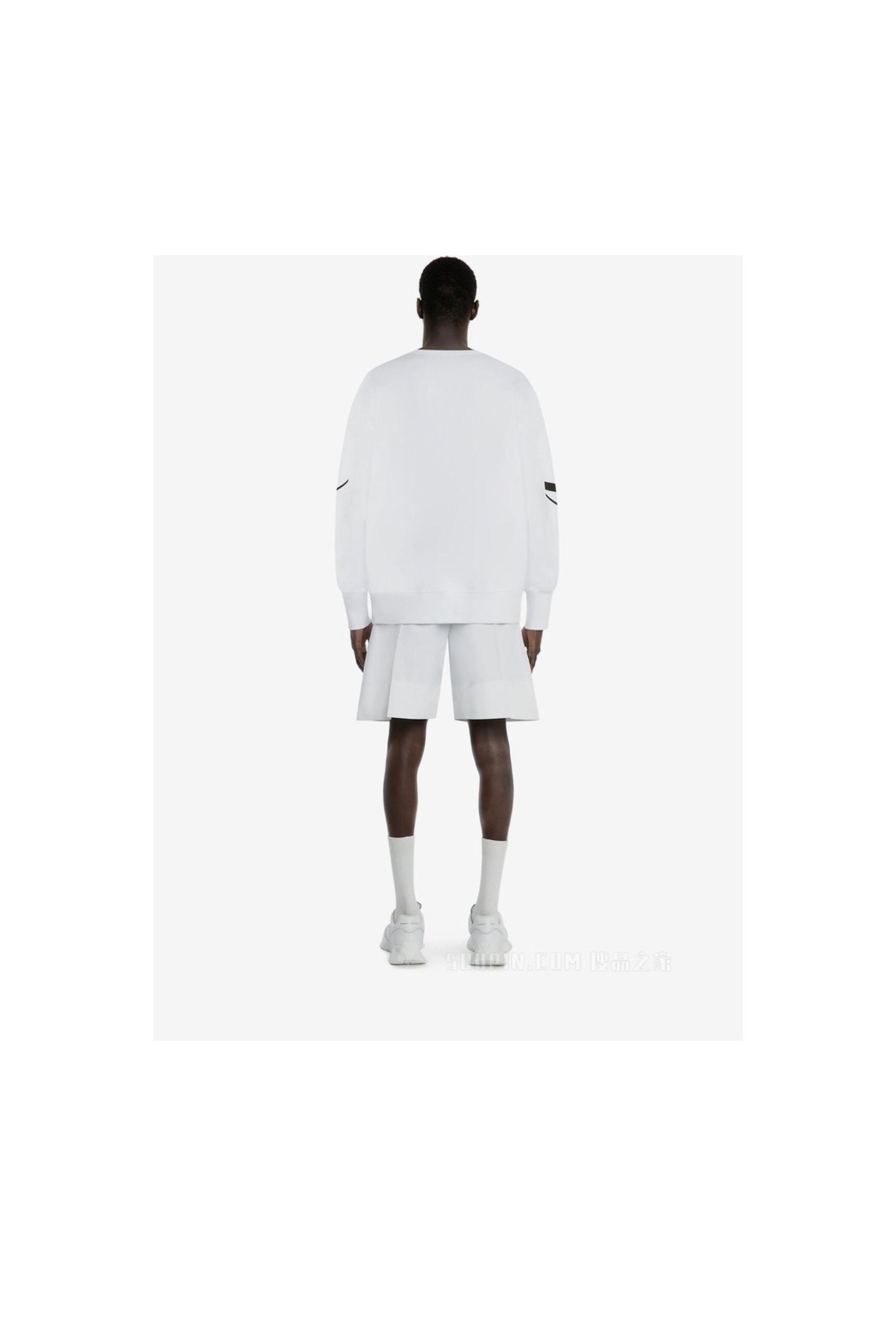 Alexander Mcqueen Felpa con Logo vista retro