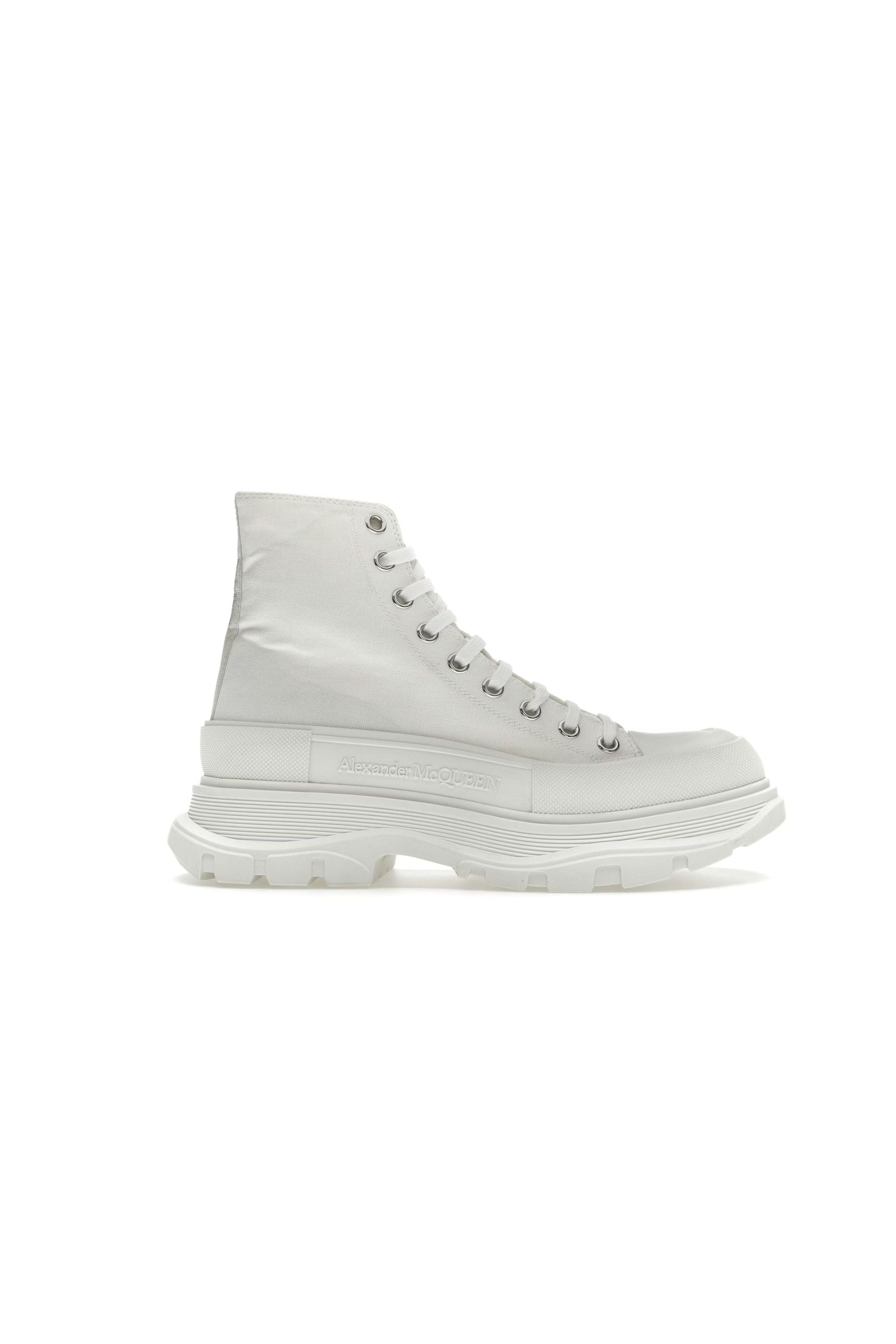 Alexander Mcqueen Stivali con Logo vista laterale