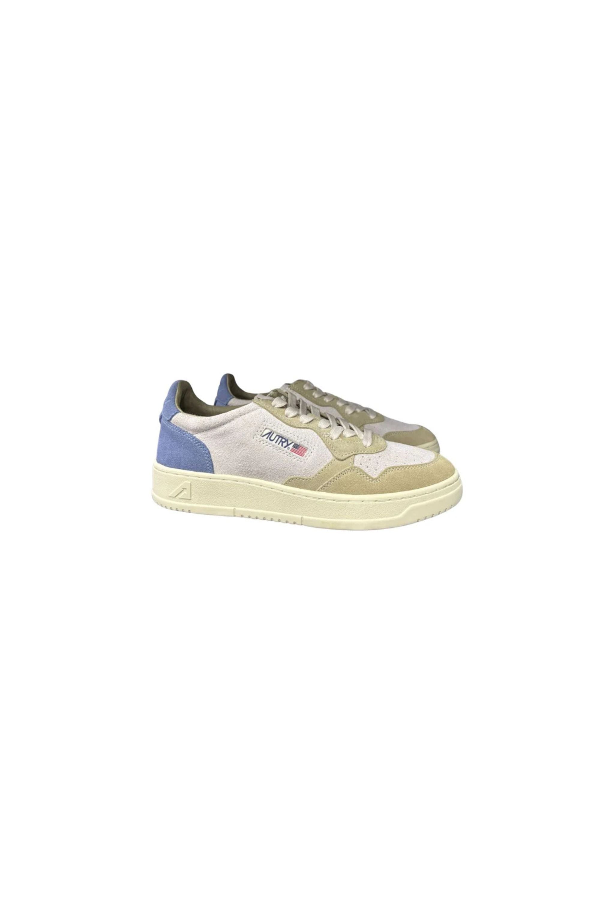 Autry Sneakers Low Medalist in Suede vista laterale