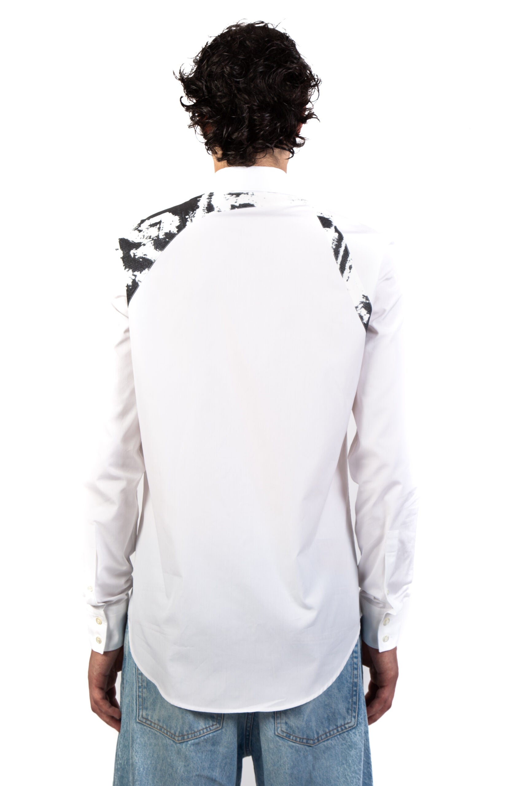 Alexander Mcqueen Camicia In Cotone Stampato-3