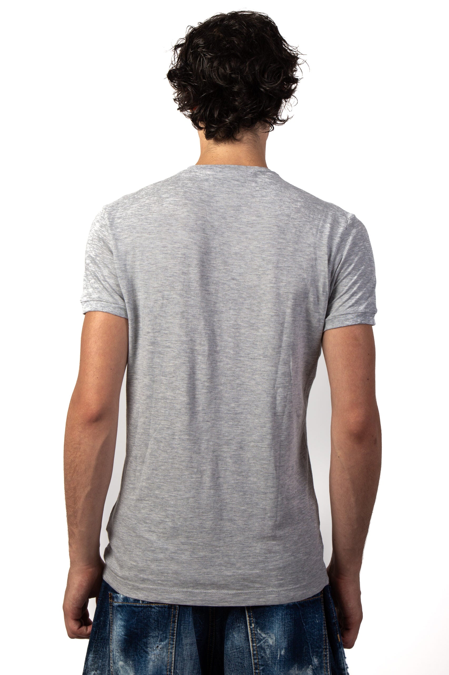 Dsquared2 T Shirt Grigia Con Logo-4