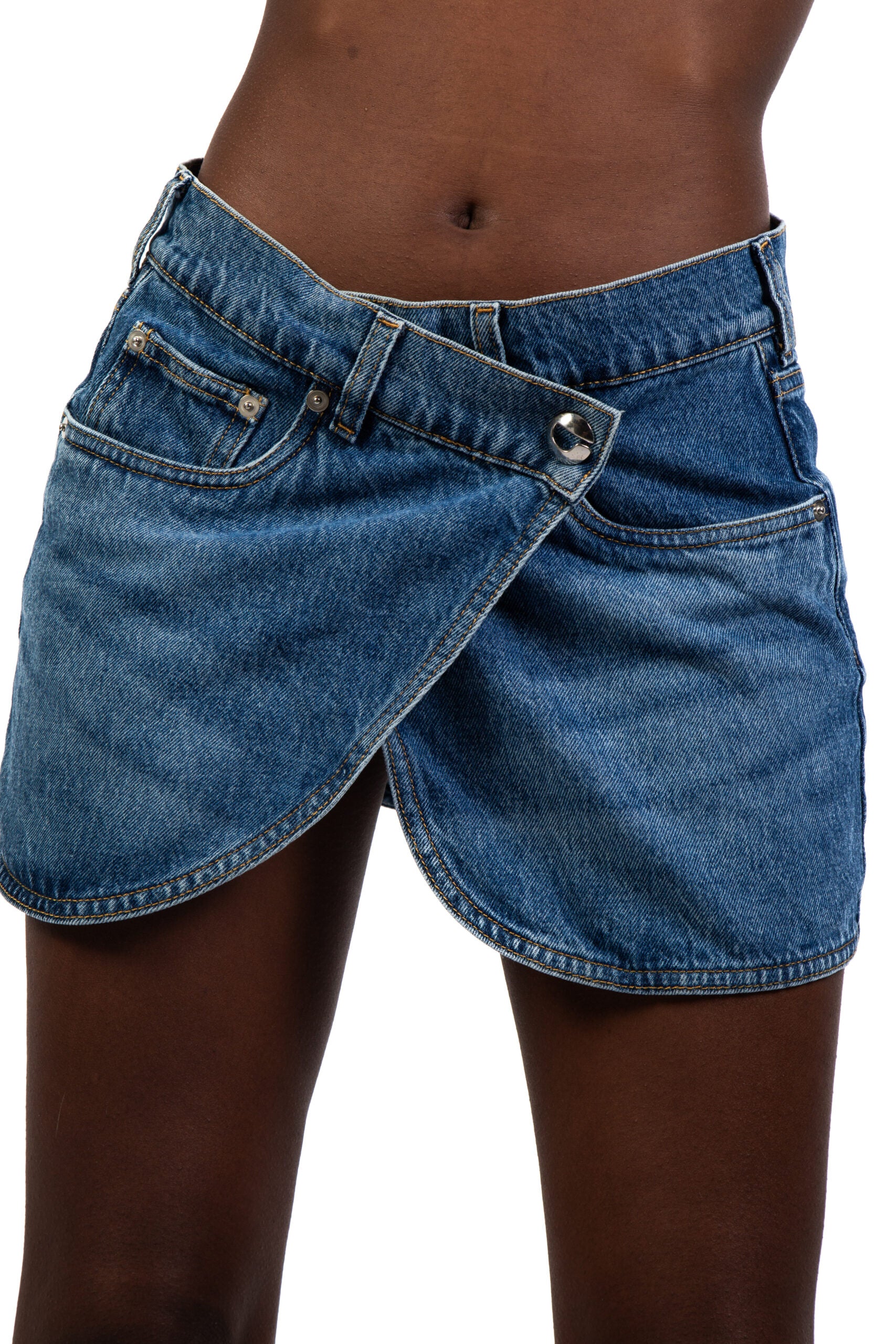 Coperni Minigonna in Denim a Portafoglio