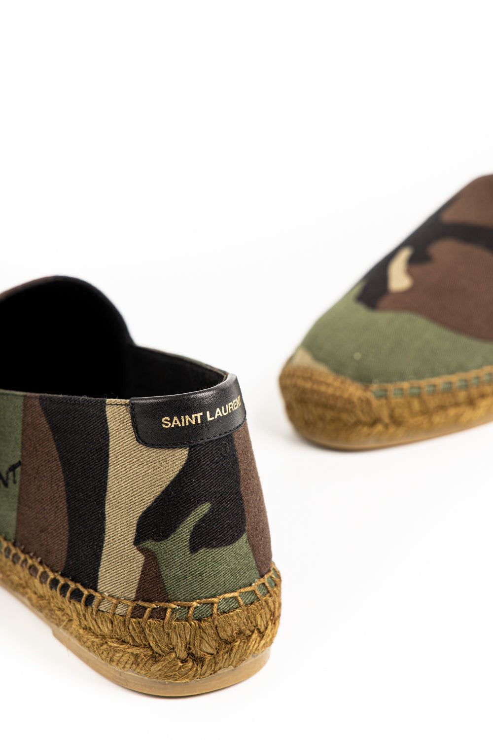 Saint Laurent Espadrillas in tela di cotone-4