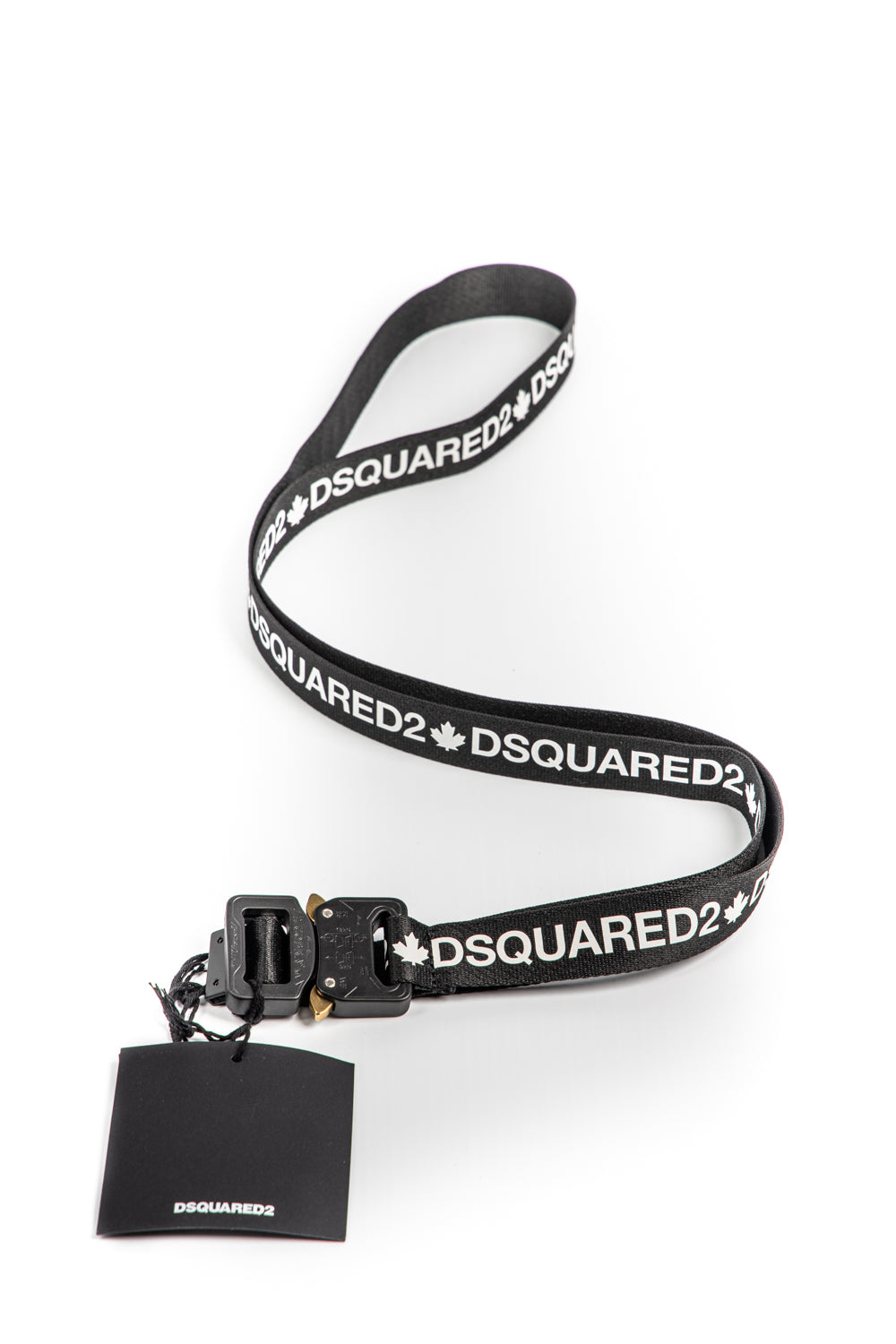 Dsquared2 Cintura In Nastro Con Doppio Logo-1