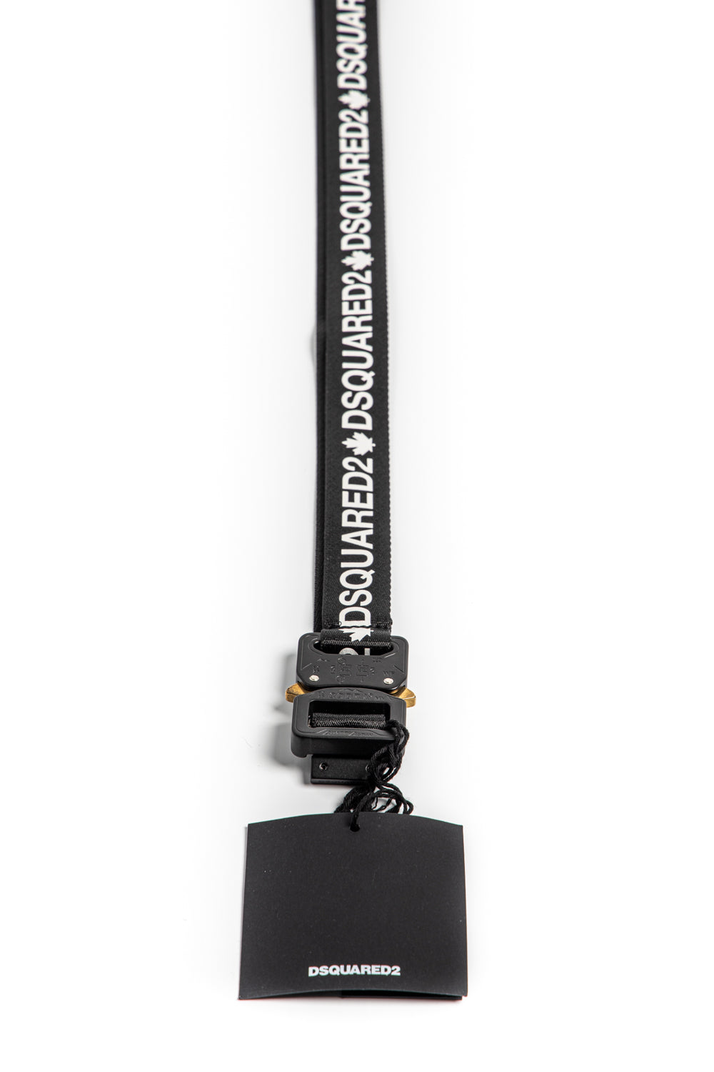 Dsquared2 Cintura In Nastro Con Doppio Logo-3