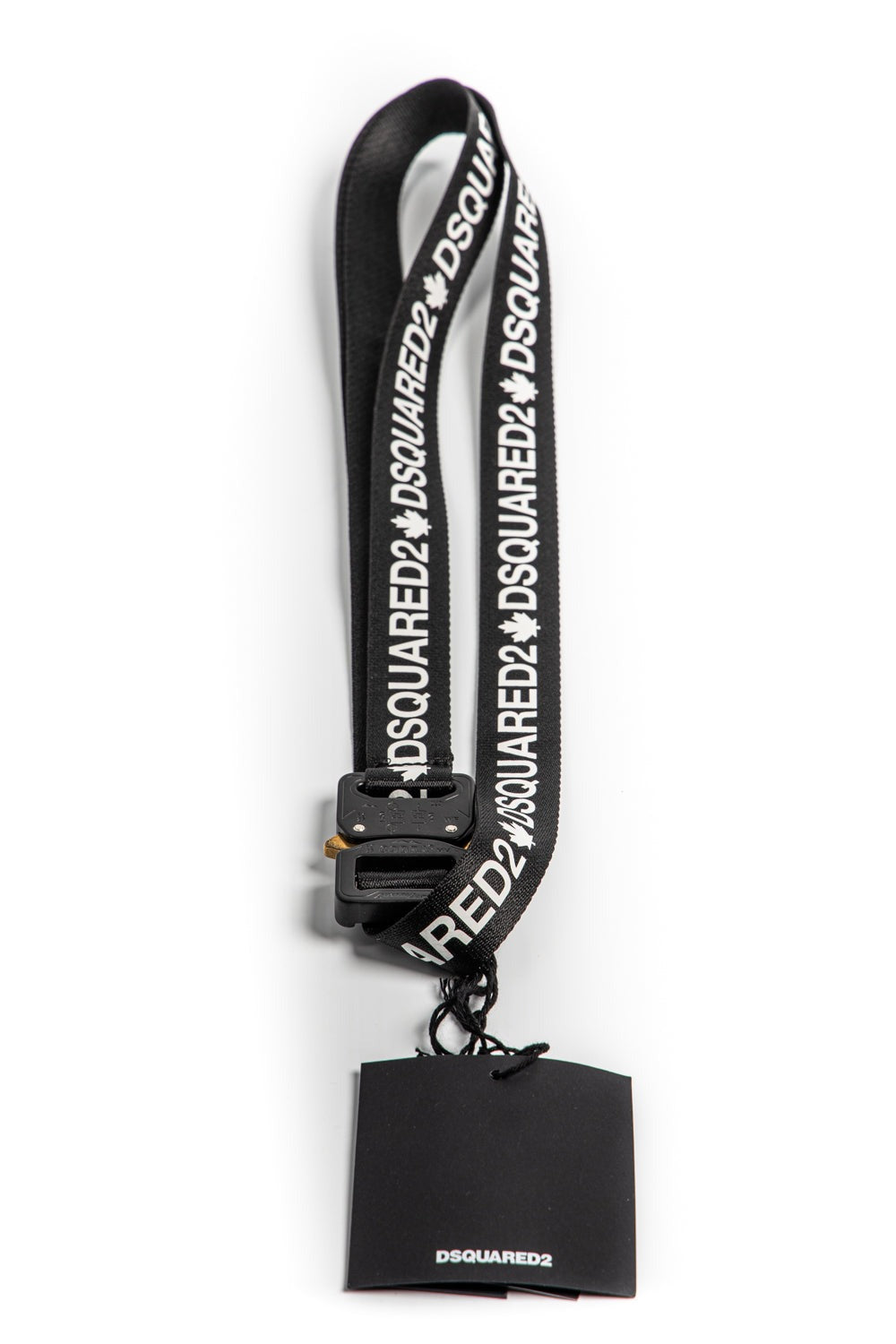 Dsquared2 Cintura In Nastro Con Doppio Logo-4