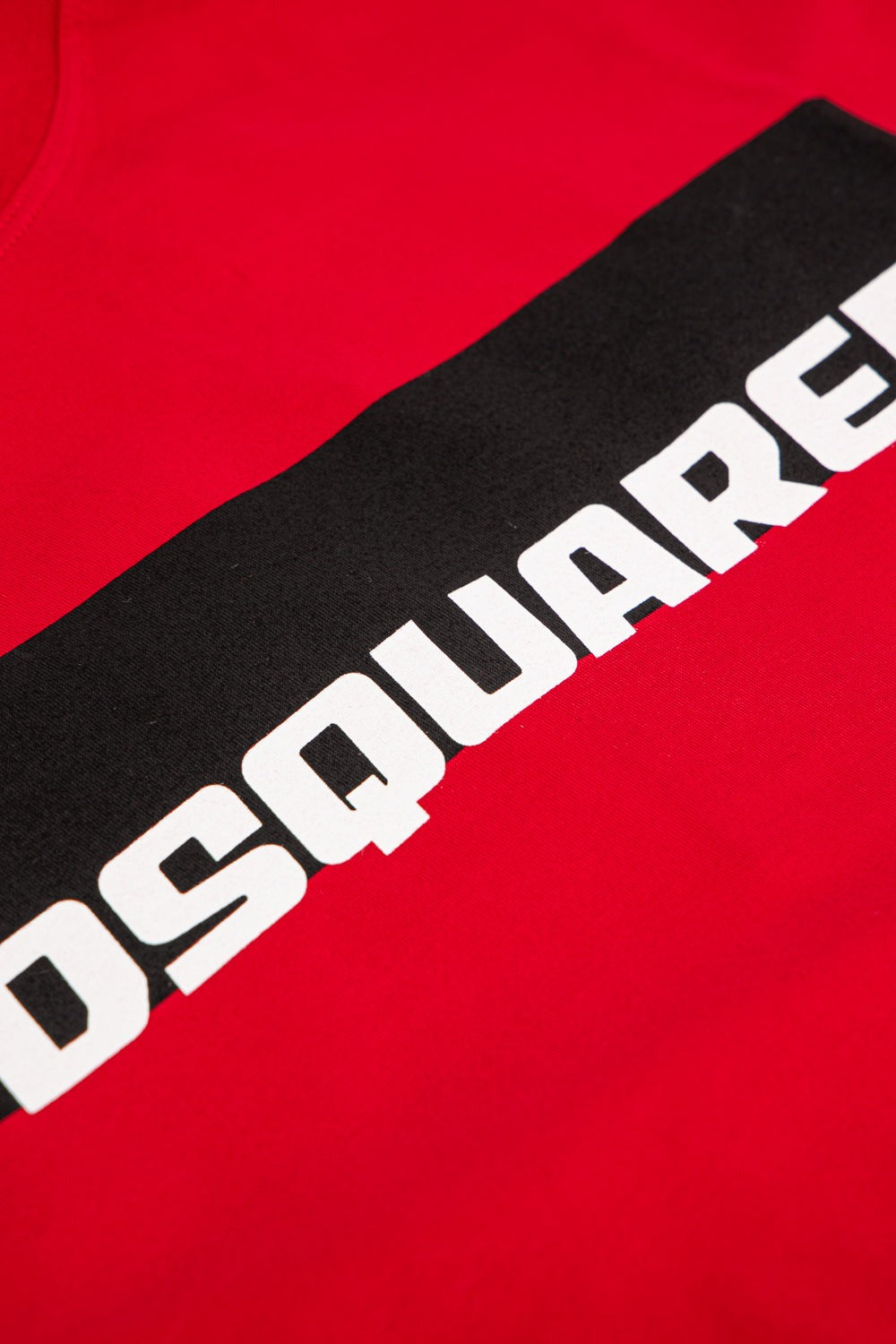Dsquared2 T Shirt Rossa Con Logo-4