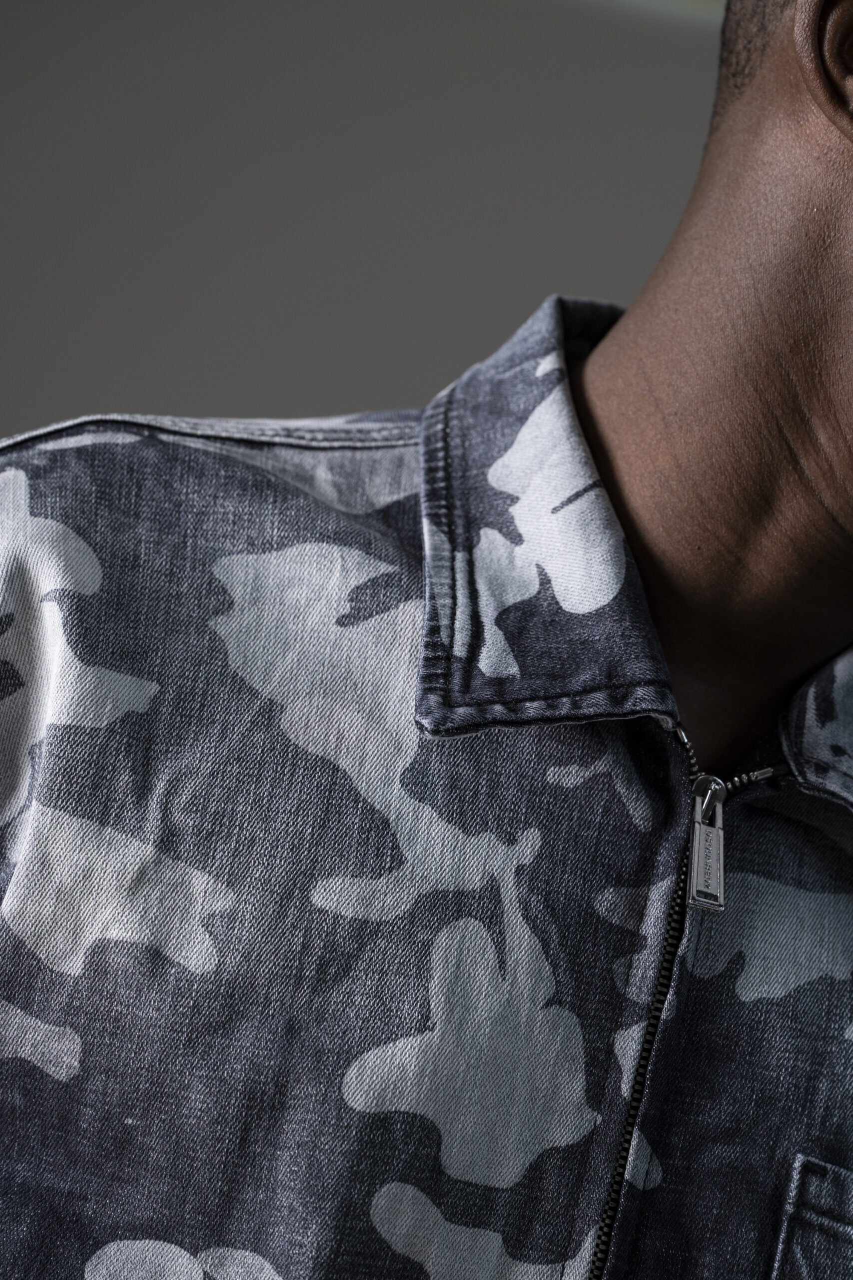 Dsquared2 Giacca Camo Wash Grigia-6