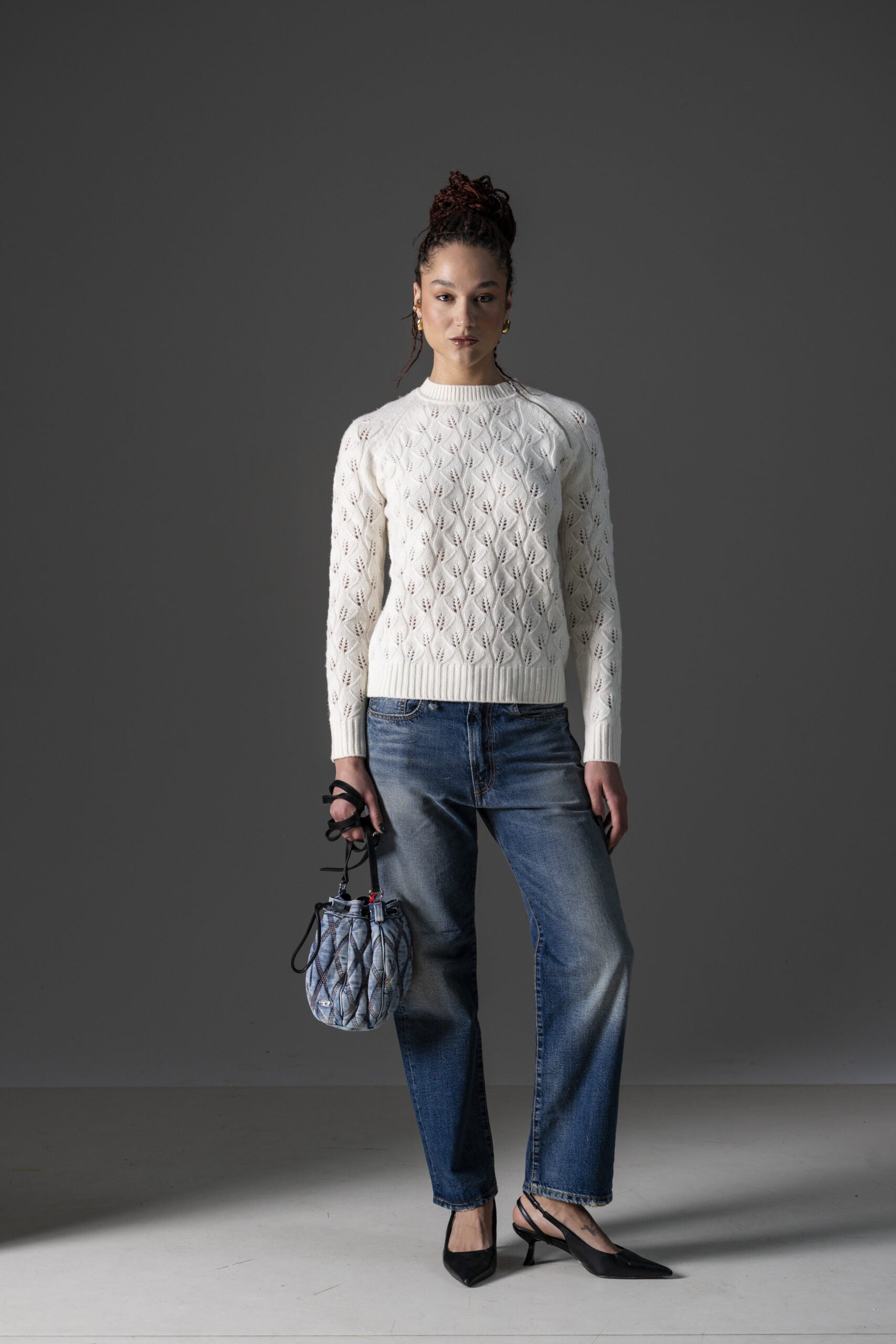 R13 Boyfriend Jeans Garnet Blue