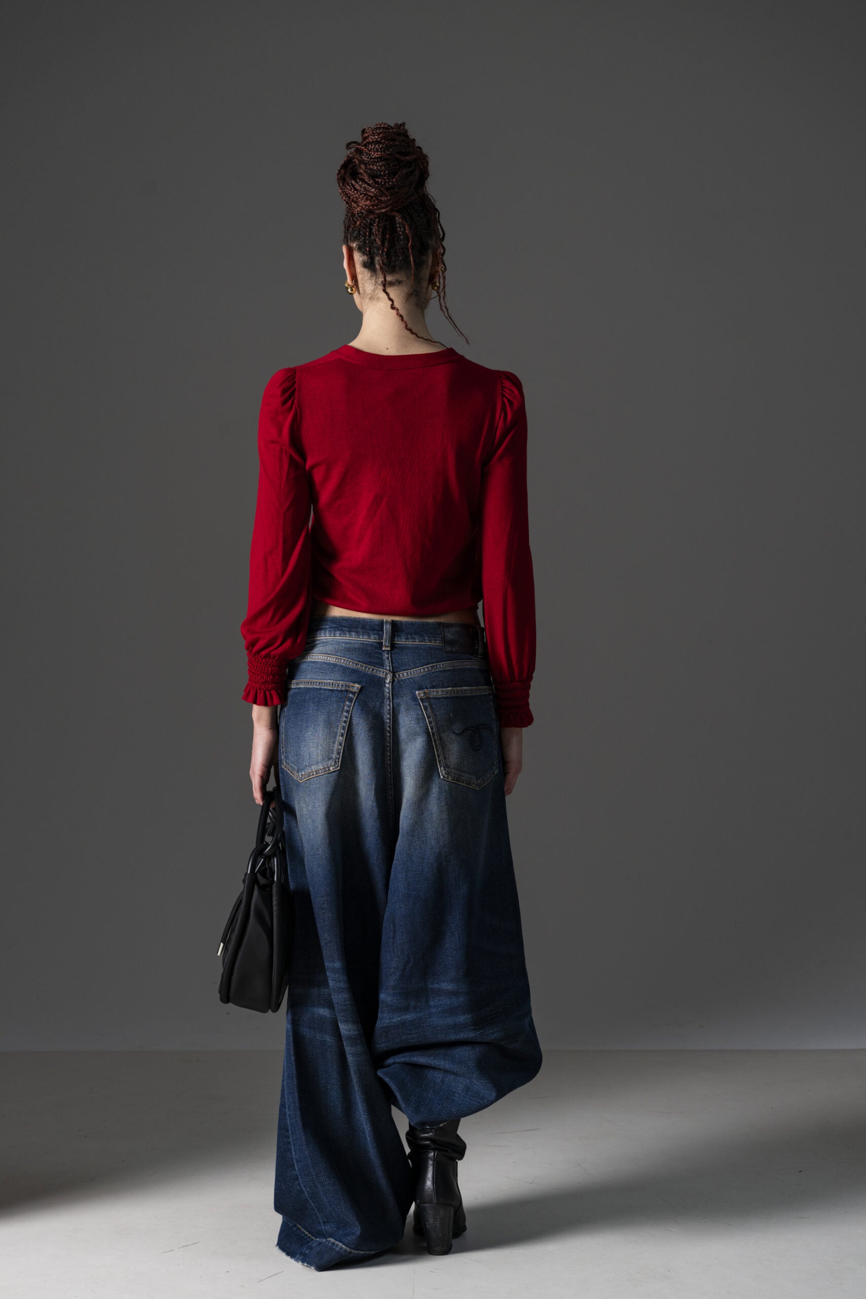 R13 Jesse Wide Leg Jeans-4