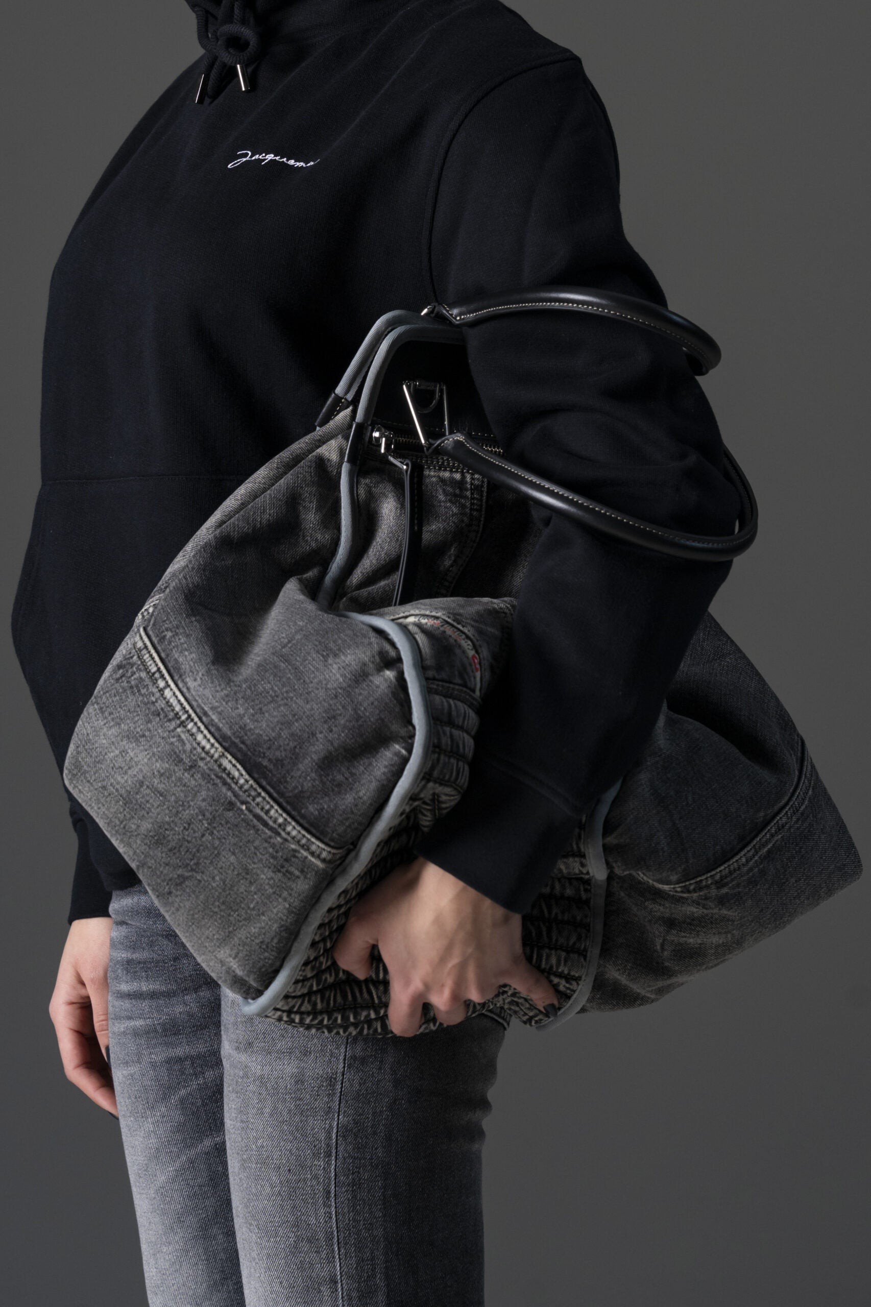 Diesel Borsa a spalla in Denim-3