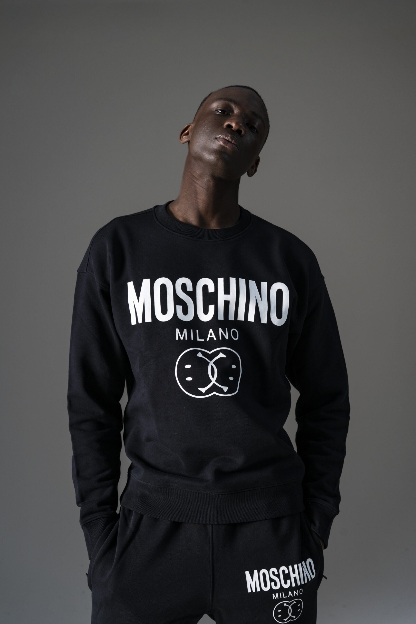 Moschino Sweatshirt mit Rundhalsausschnitt und Logo-3