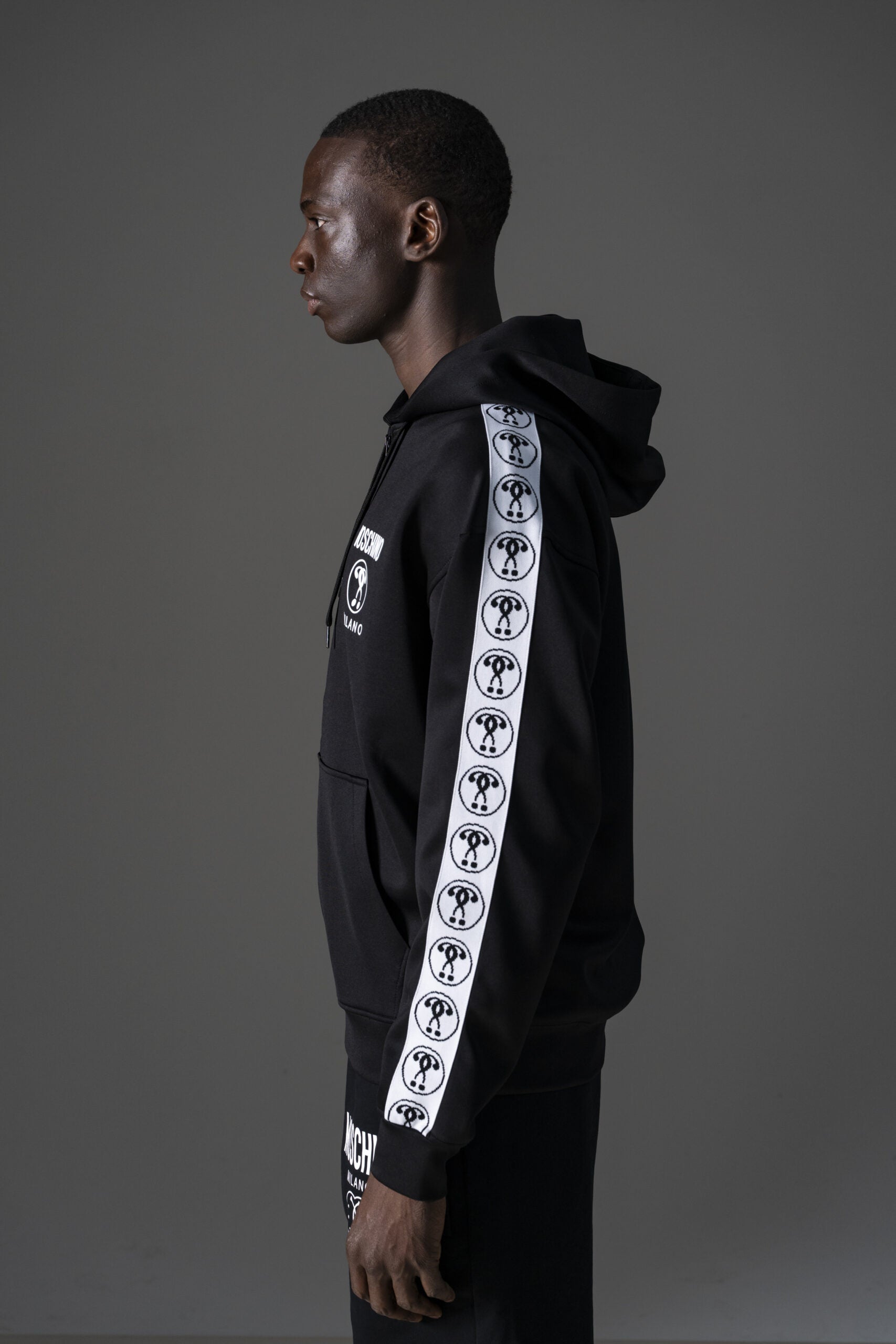 Moschino Felpa con zip-3