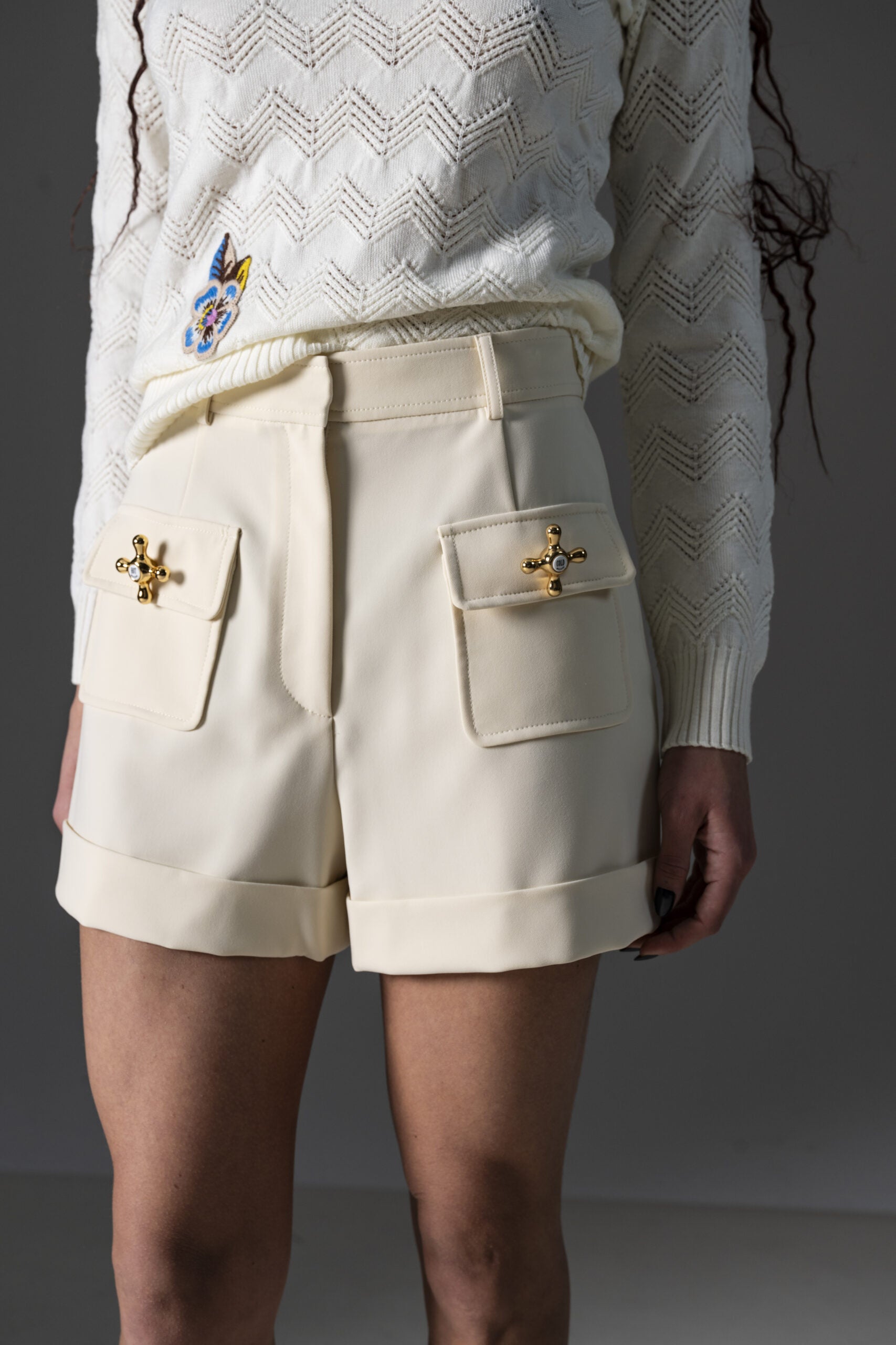 Moschino Shorts Cargo chiari-2