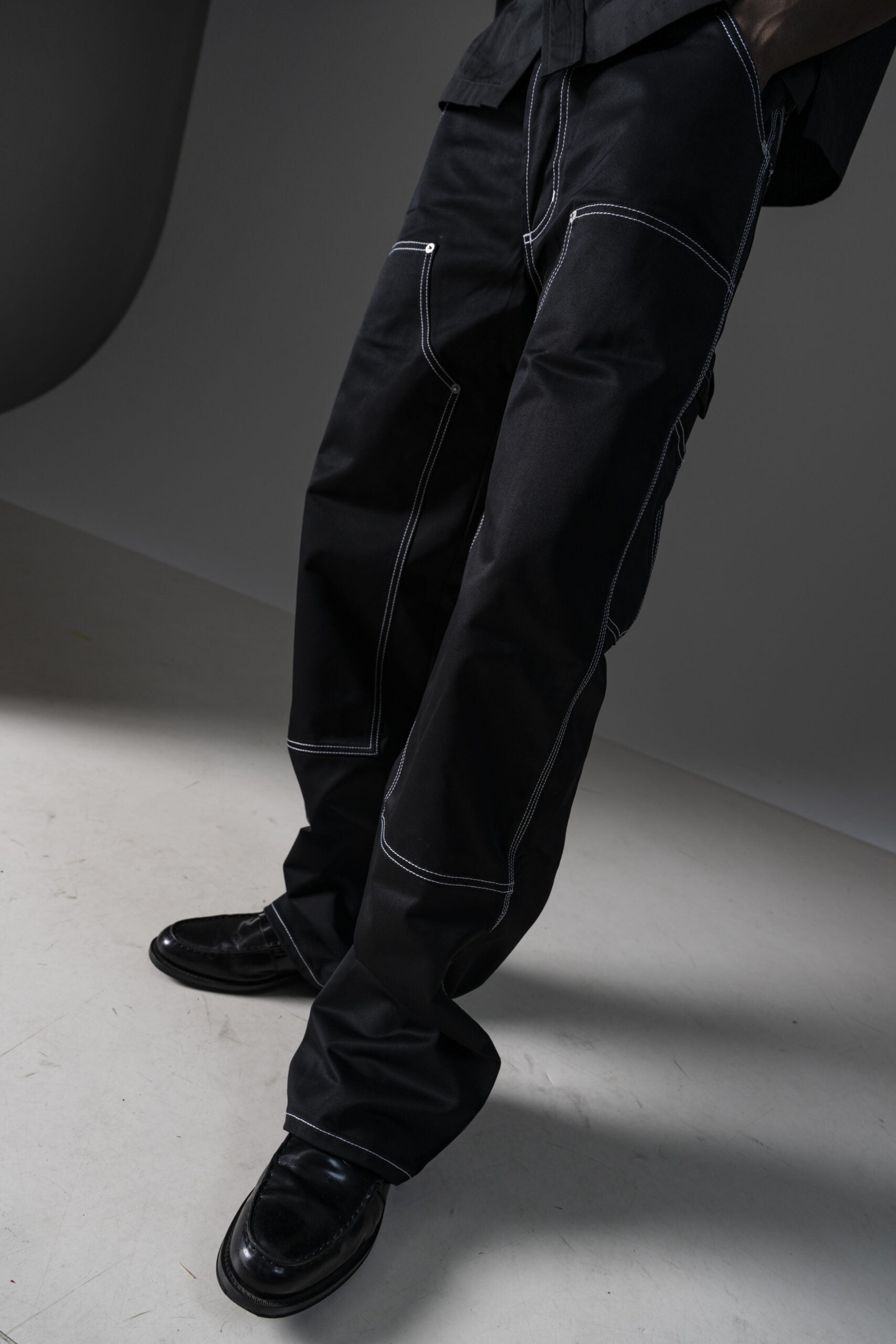 Heron Preston Jeans a Gamba Ampia-3