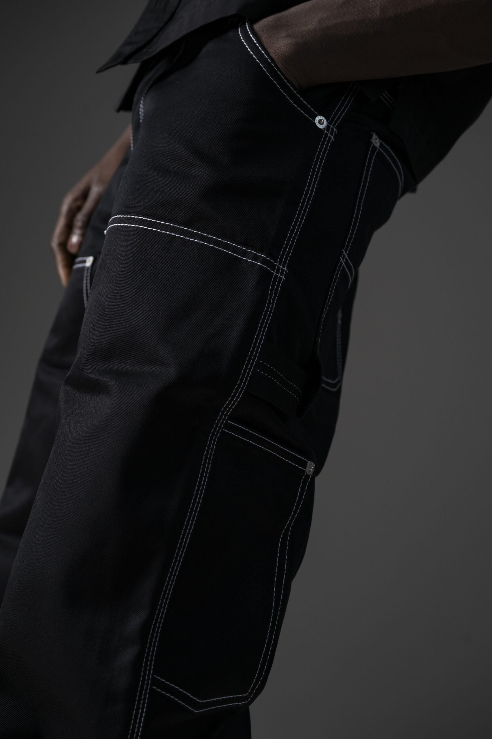 Heron Preston Jeans a Gamba Ampia-5