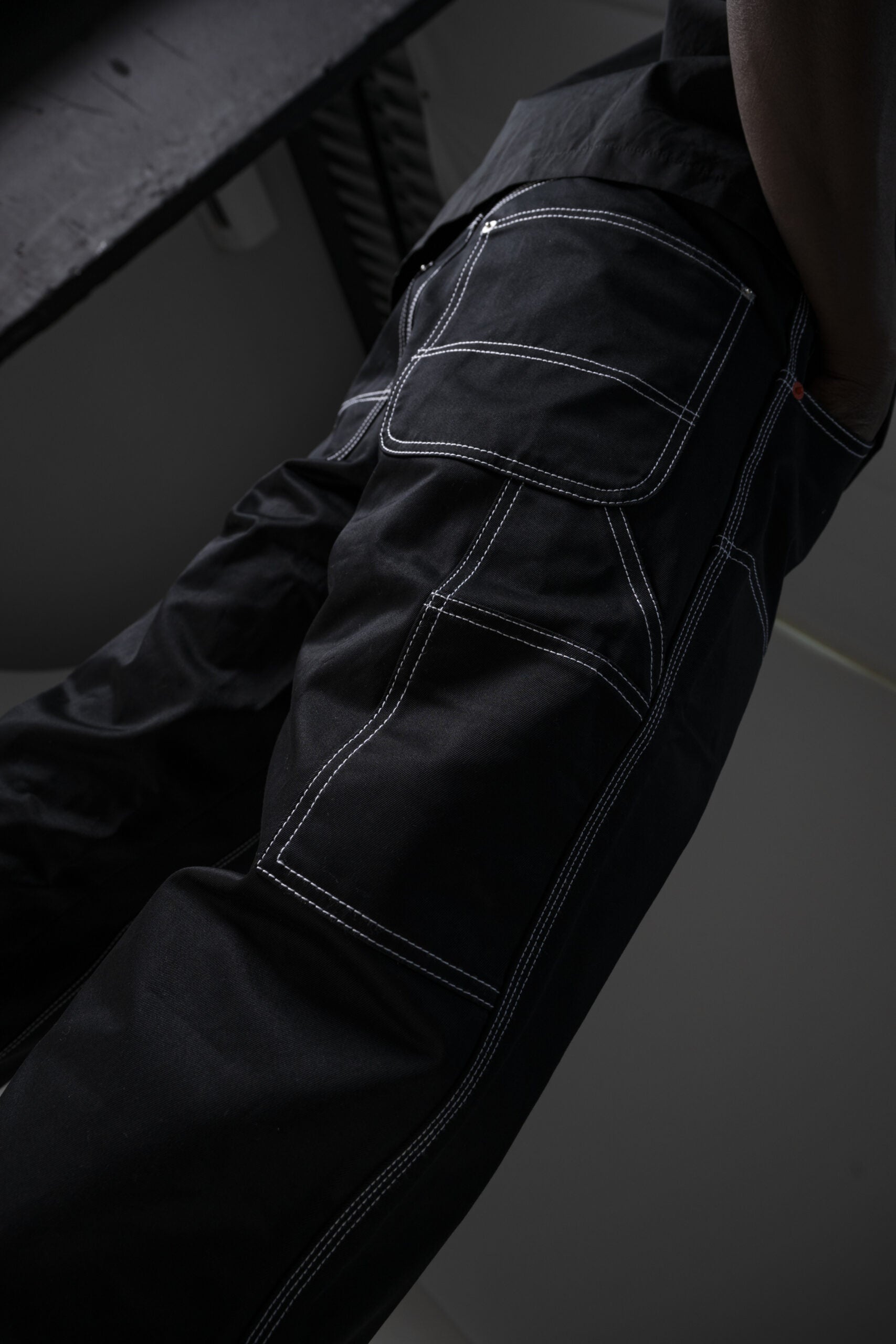 Heron Preston Jeans a Gamba Ampia-8