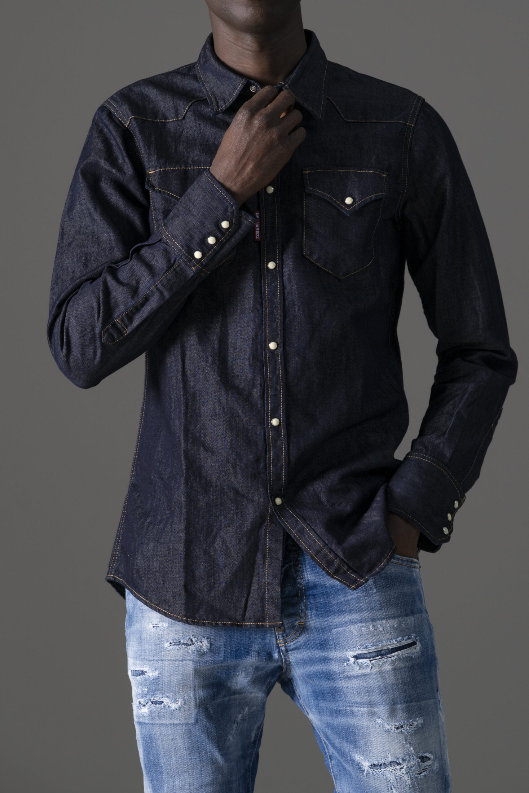 Dsquared2 Camicia in Denim-5