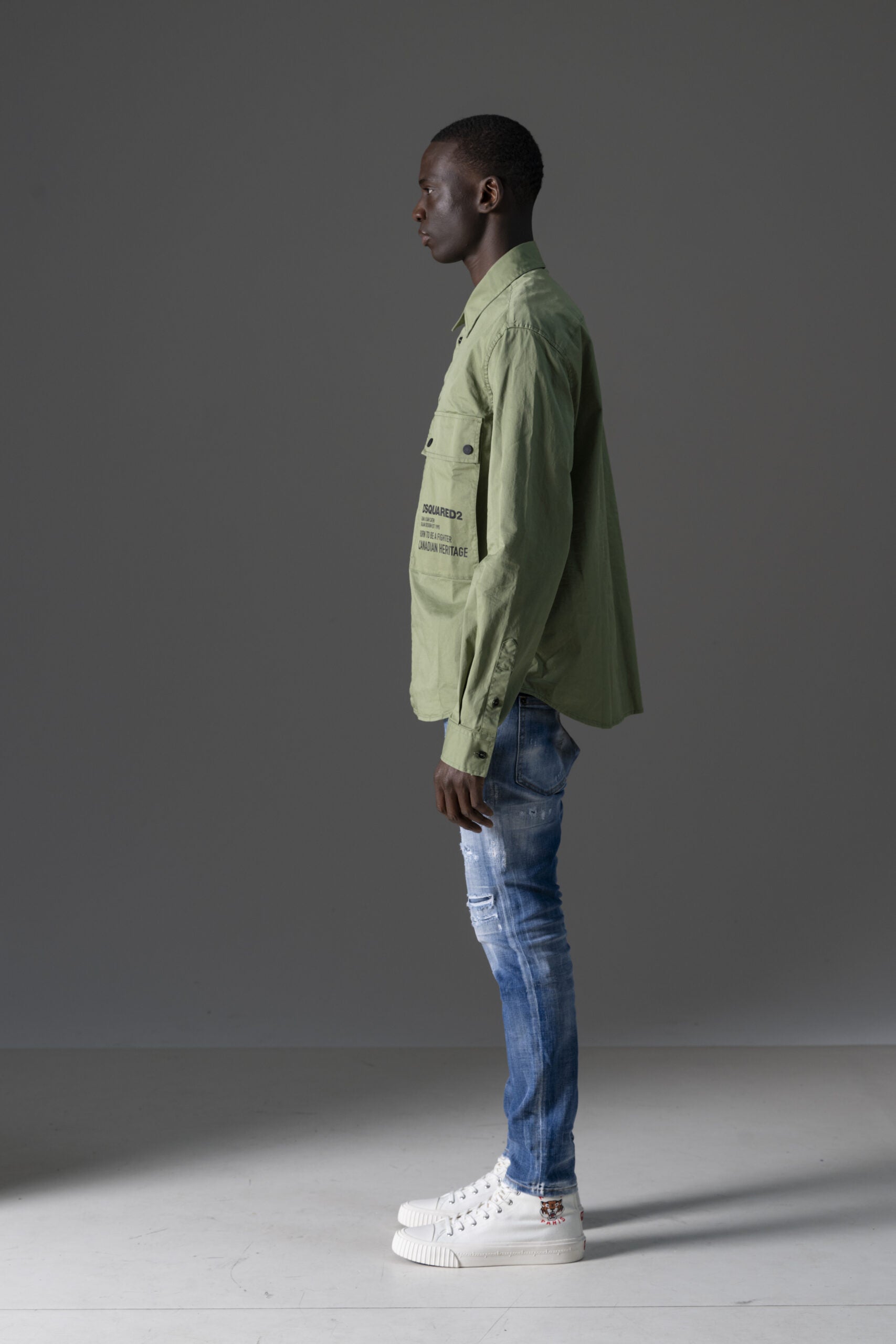 Dsquared2 Camicia Utility con Logo-4