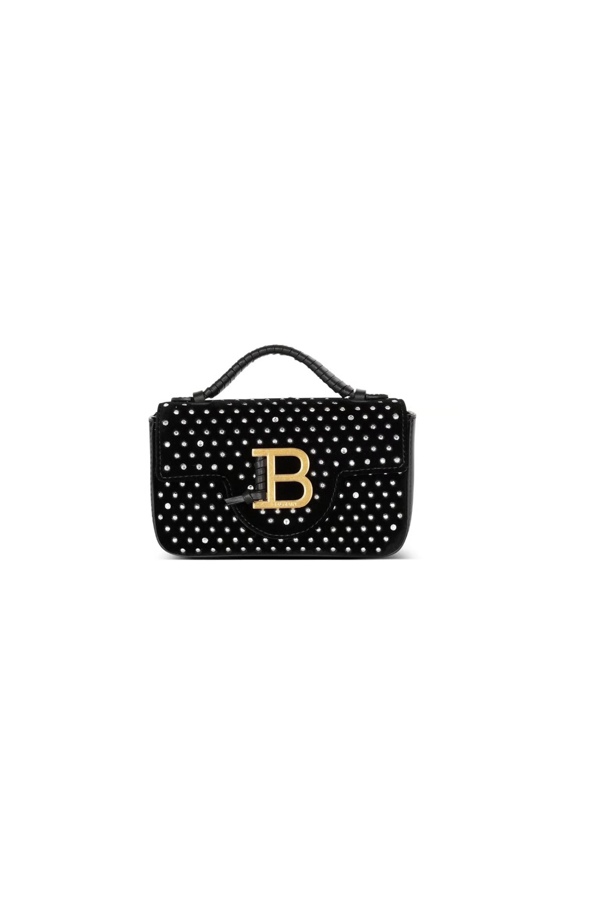 Balmain Borsa B-Buzz Mini Con Tracolla  vista frontale
