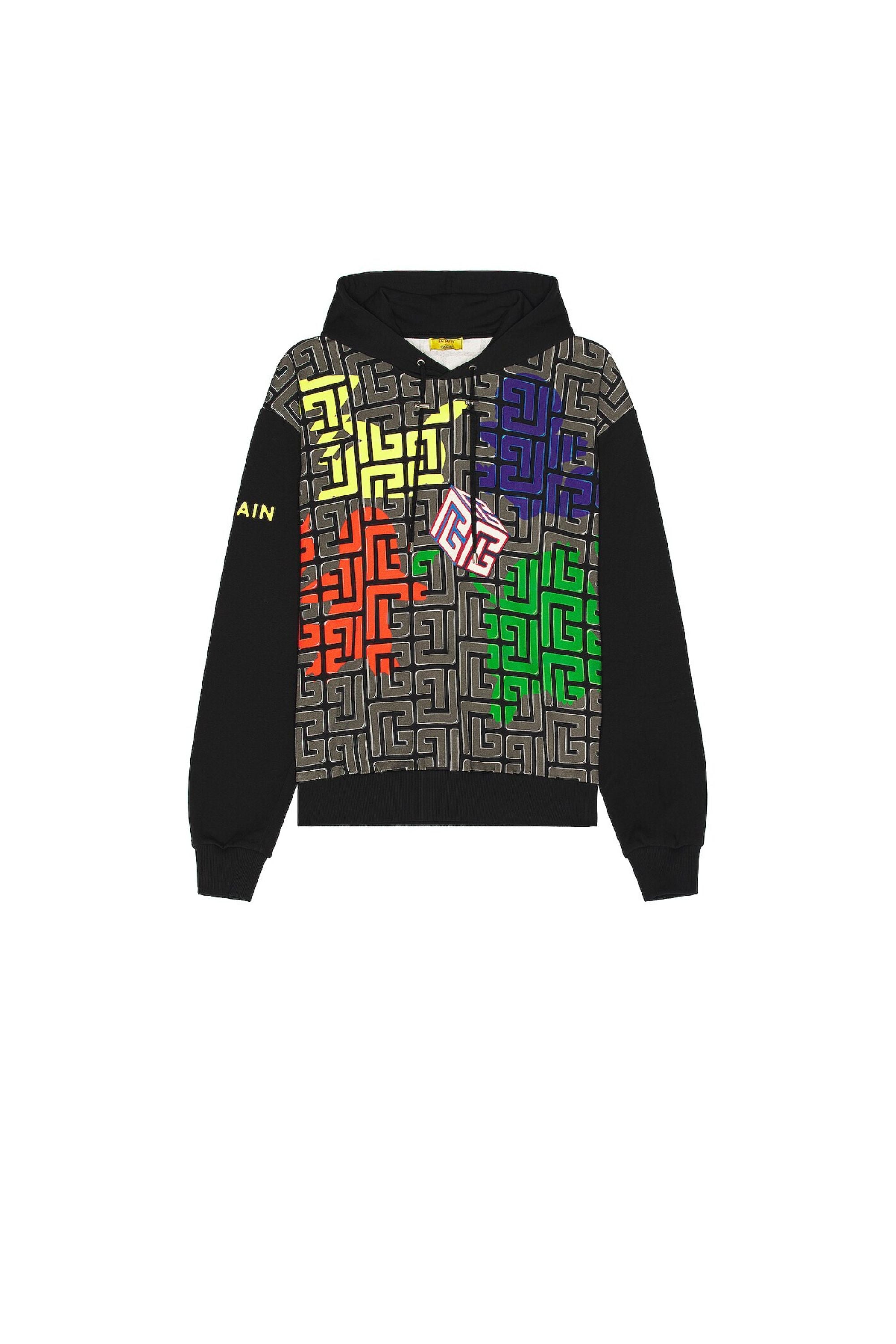Balmain Felpa Ball Monogram vista frontale