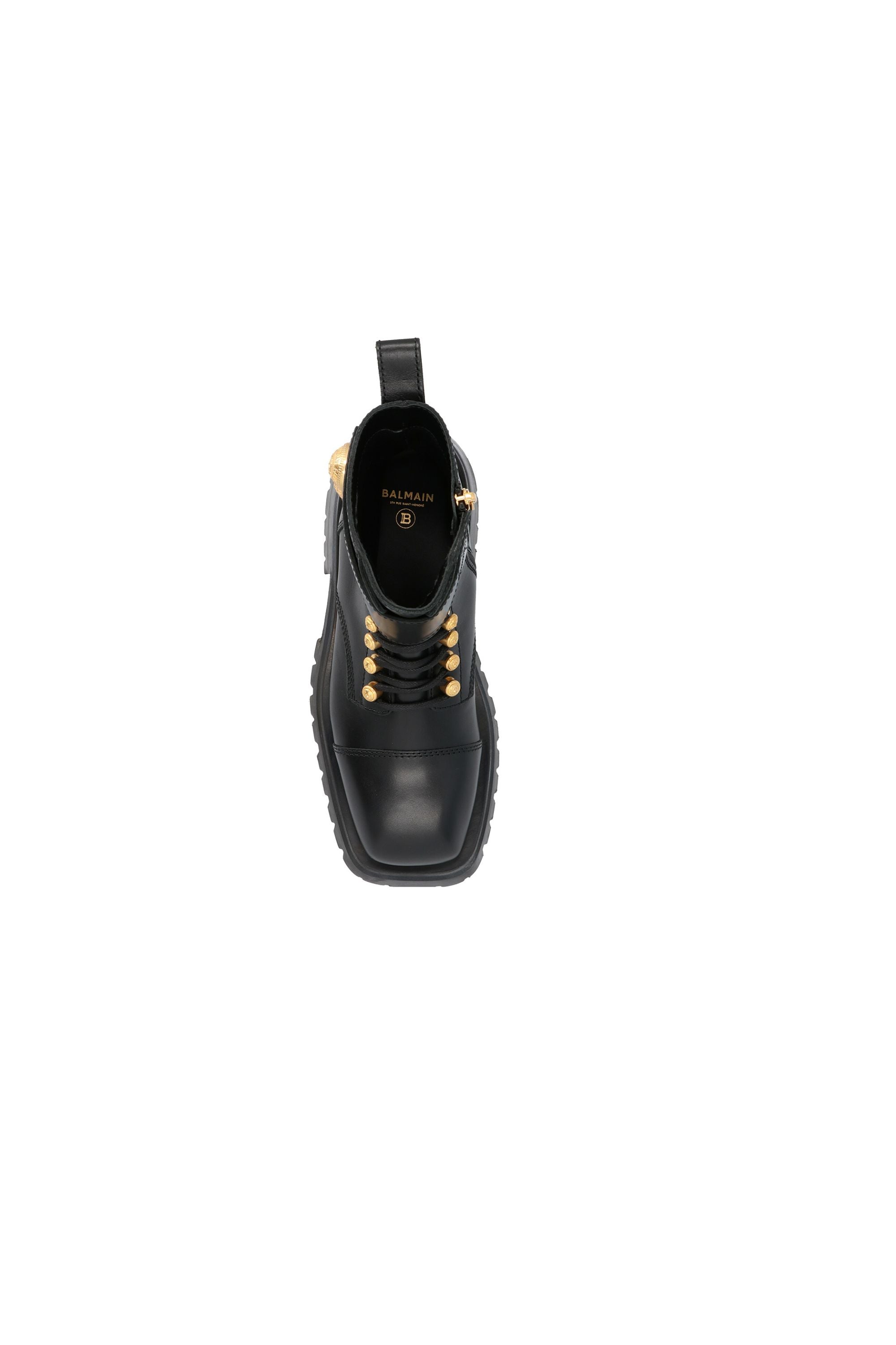 Balmain Stivali combat vista alto