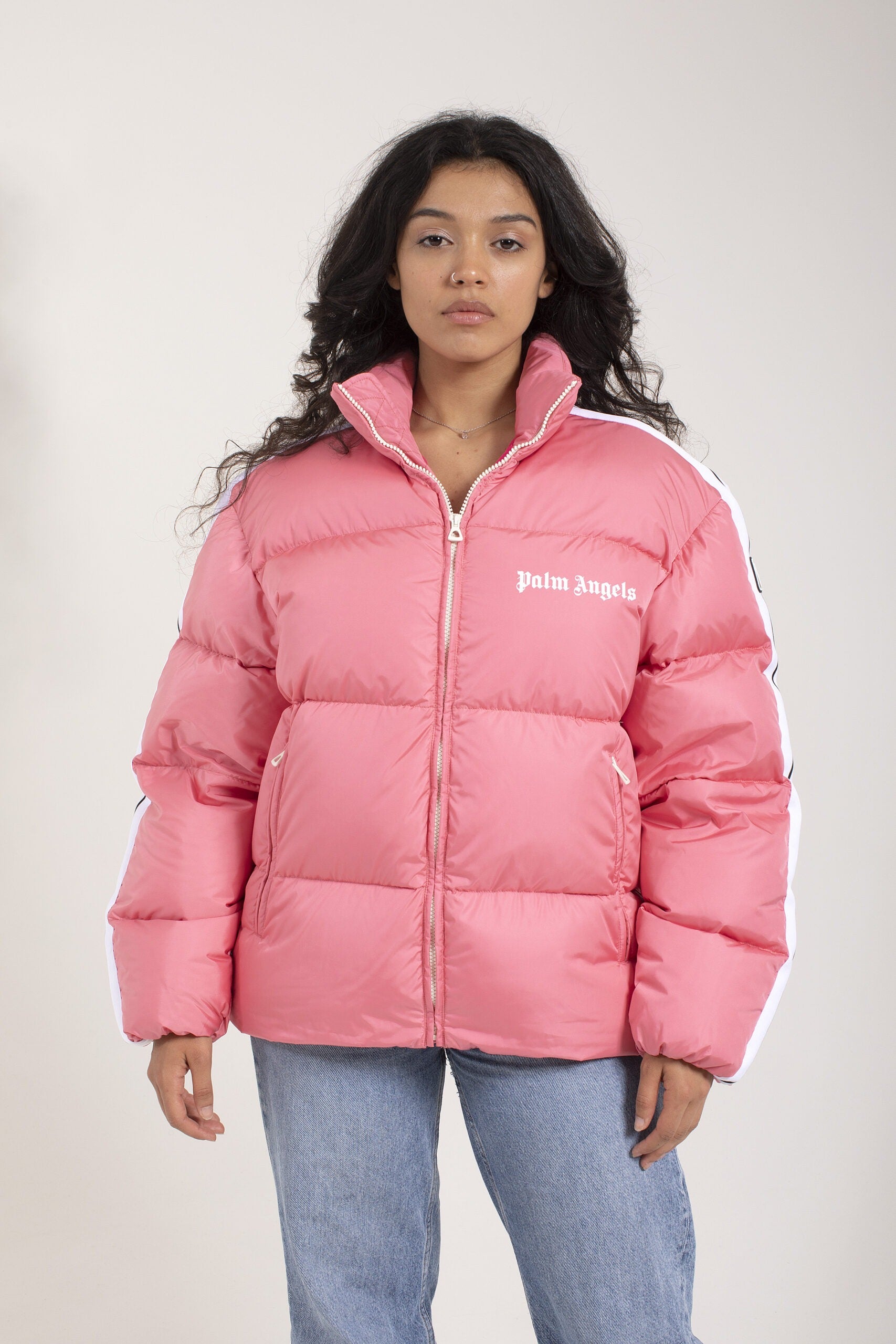 Palm Angels Piumino Con Logo