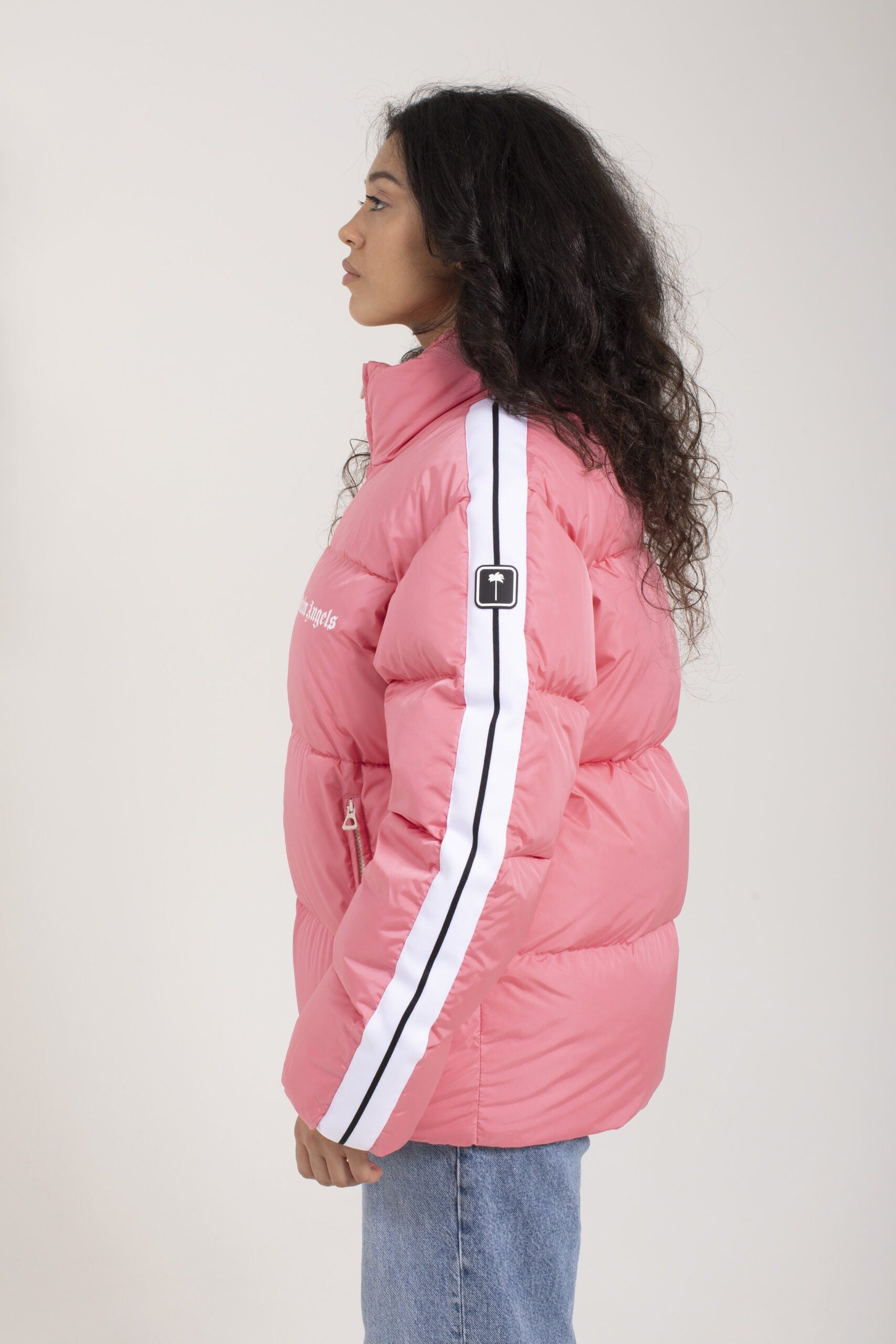 Palm Angels Piumino Con Logo-3
