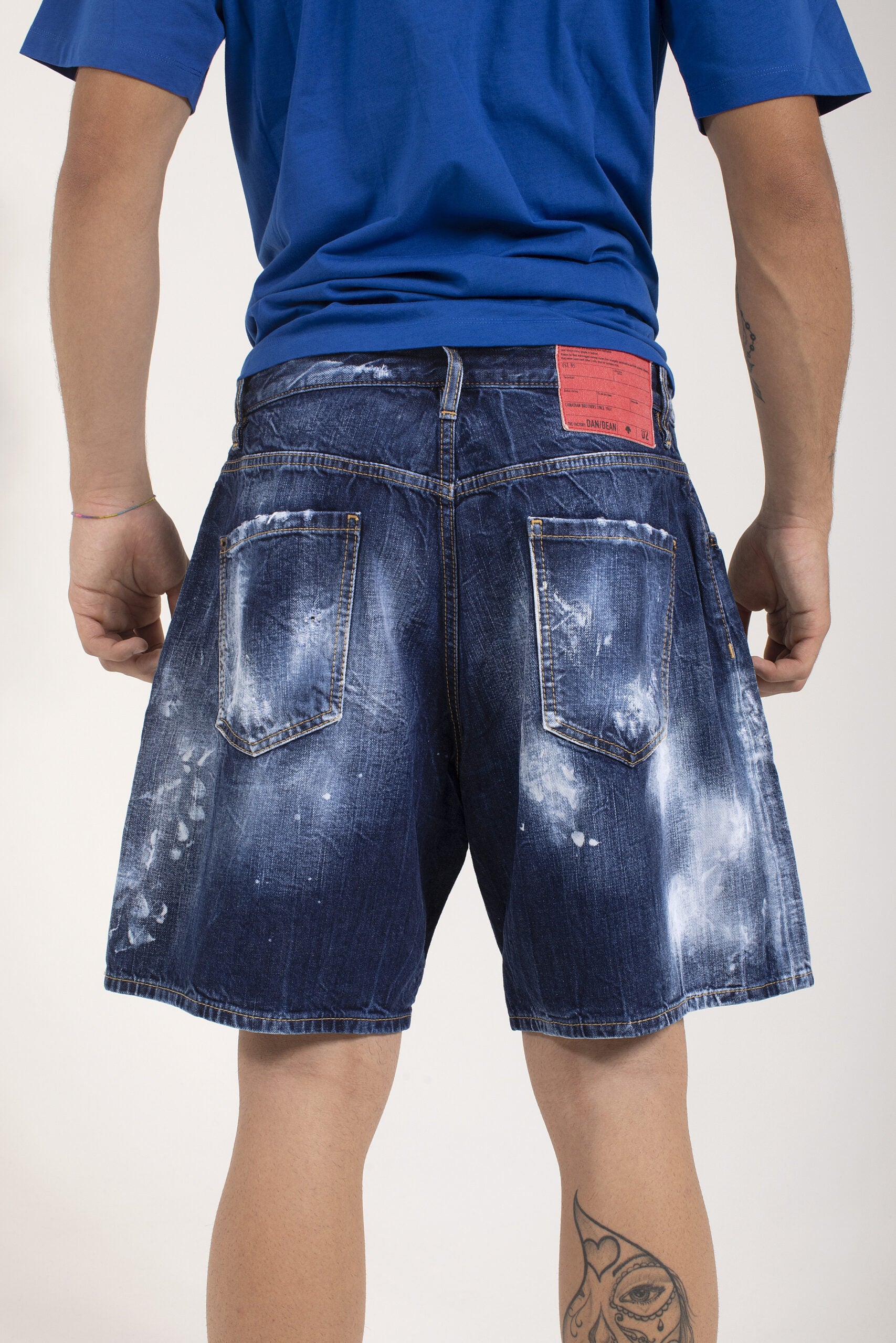 Dsquared2 Shorts Blu In Denim-3