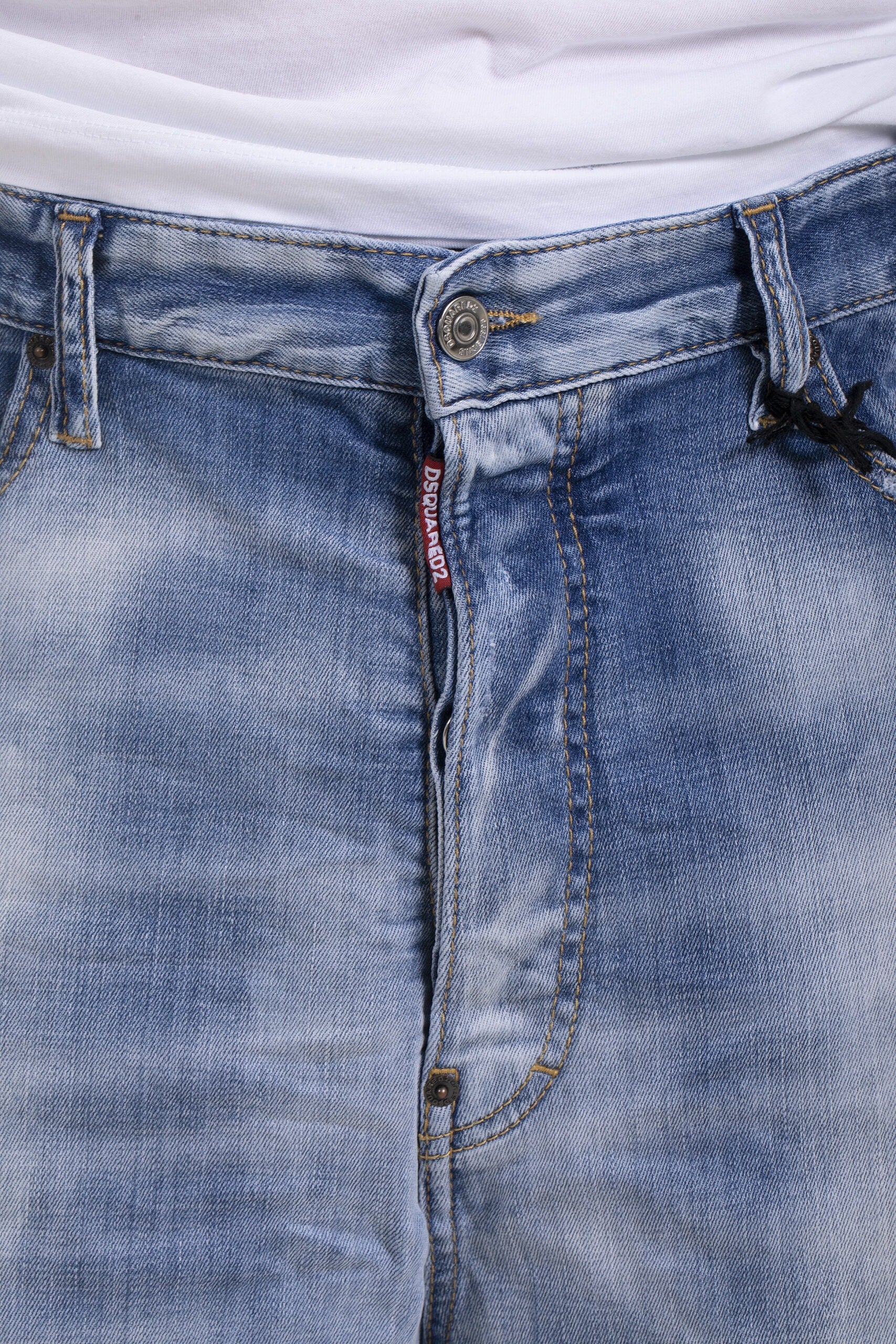 Dsquared2 Shorts Chiari In Denim-4