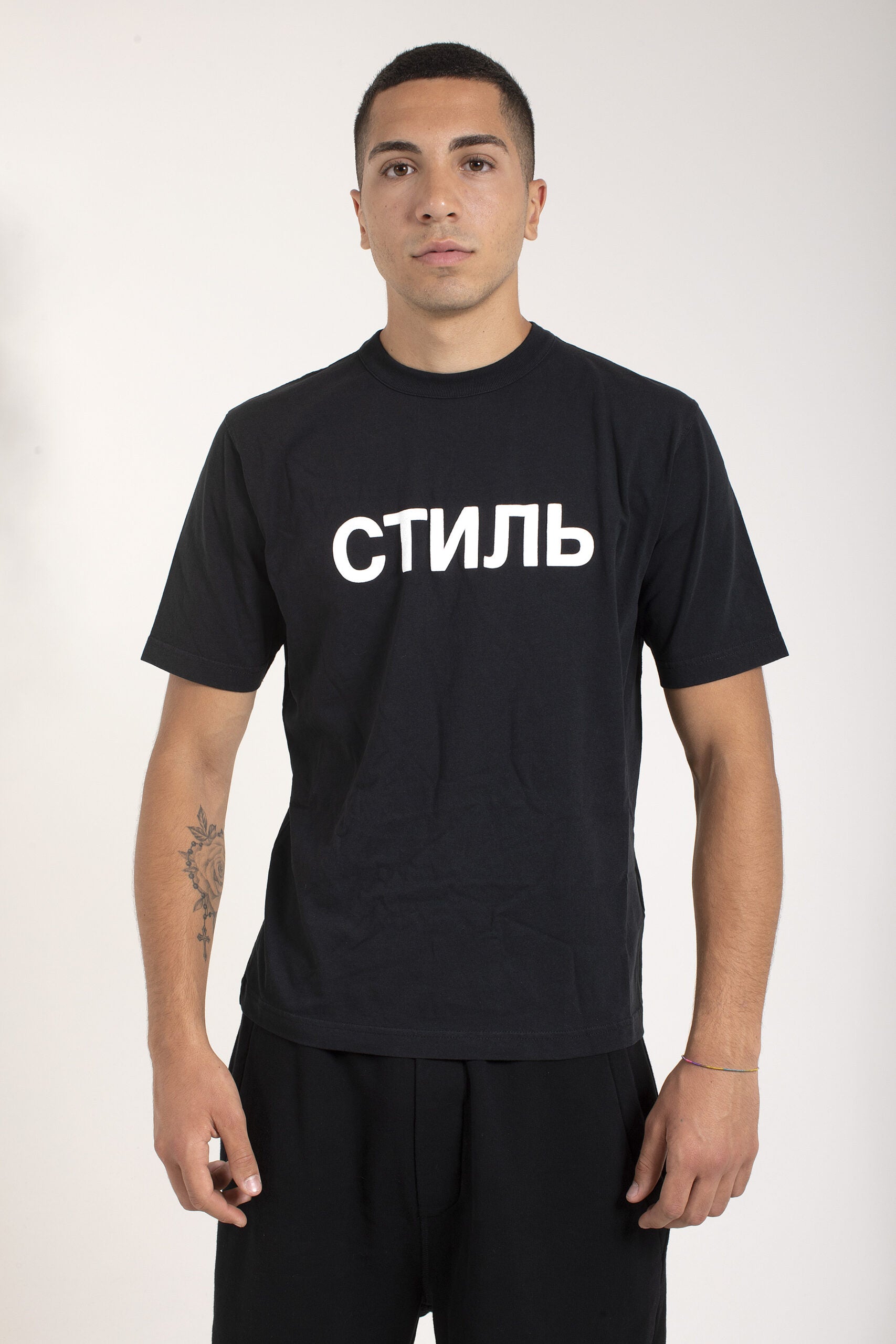 Heron Preston T Shirt Con Logo "СТИЛЬ"-2