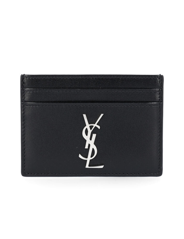 Saint Laurent Monogram Kartenetui aus Leder