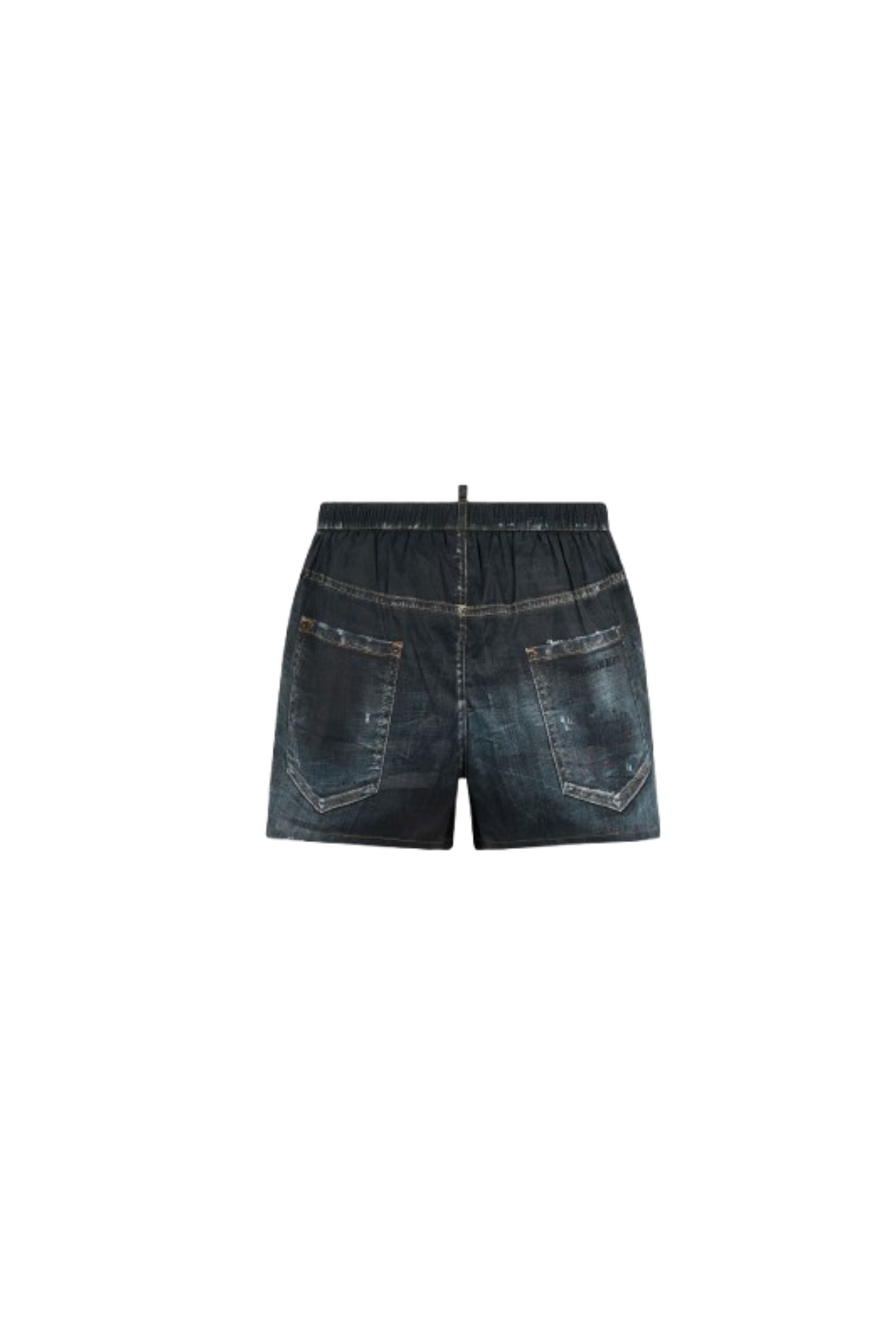 Dsquared2 Costume da Bagno effetto Denim vista retro