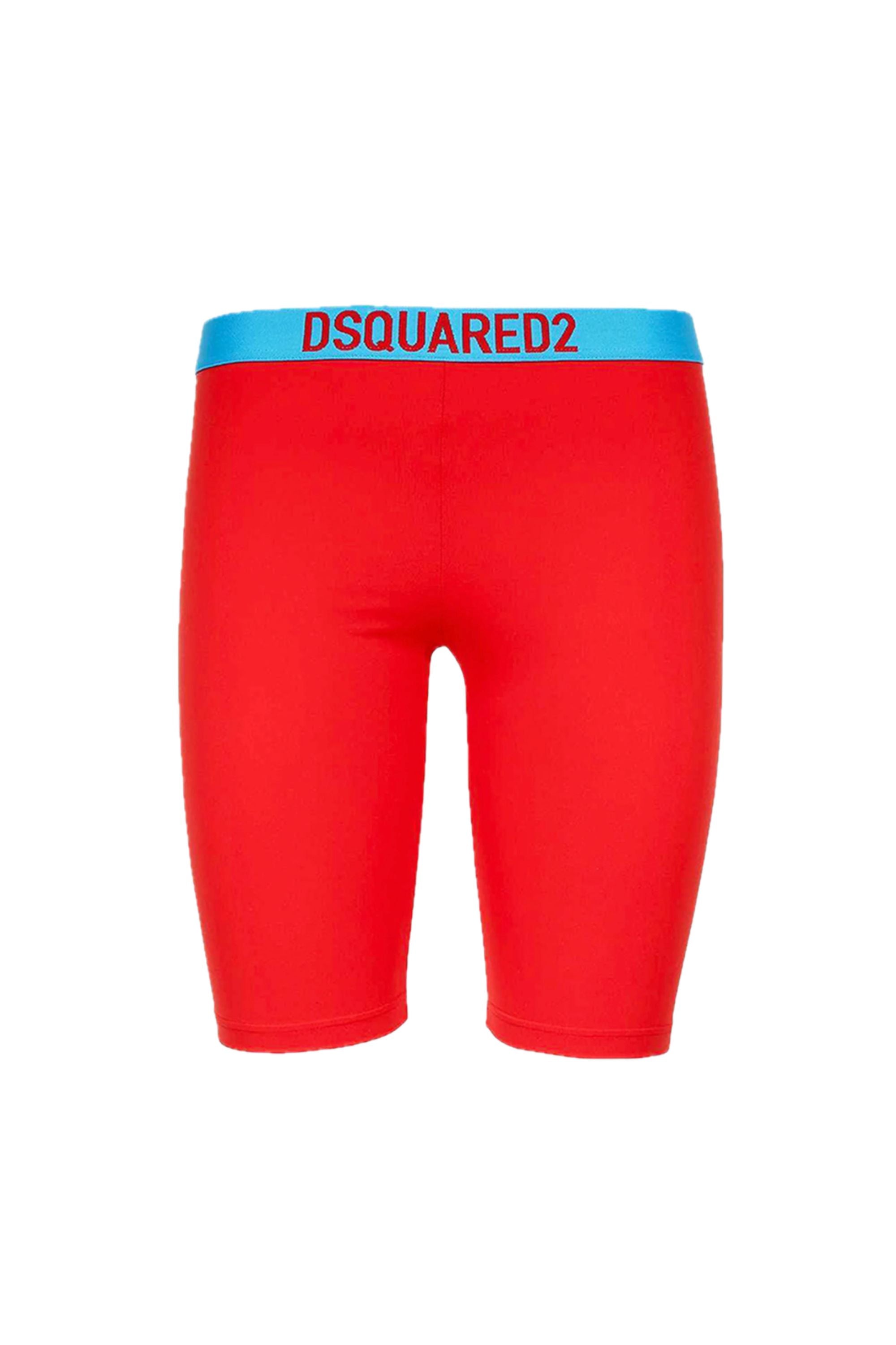 Dsquared2 Cycling Shorts rossi vista frontale