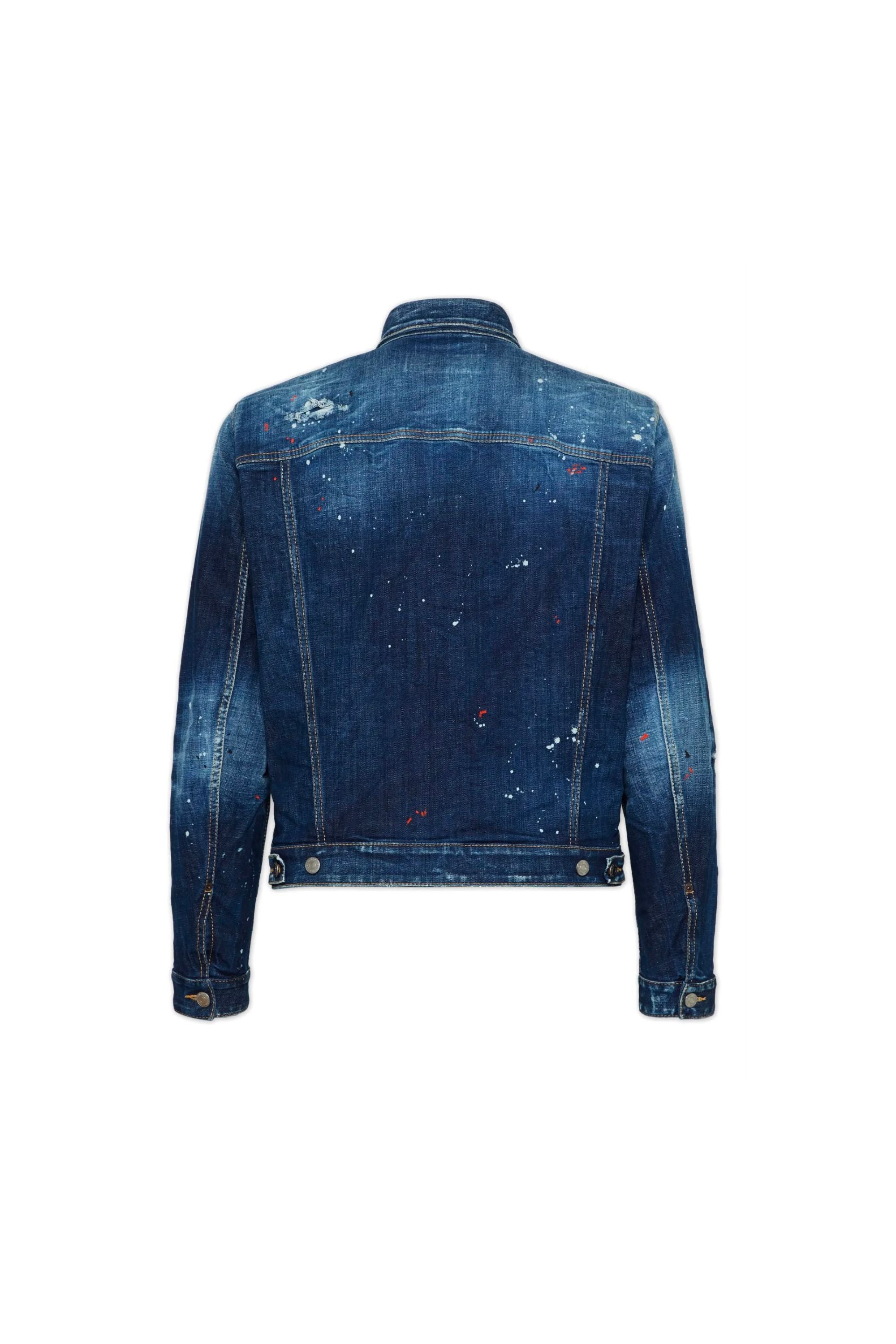 Dsquared2 Giacca Dan In Denim ista retro