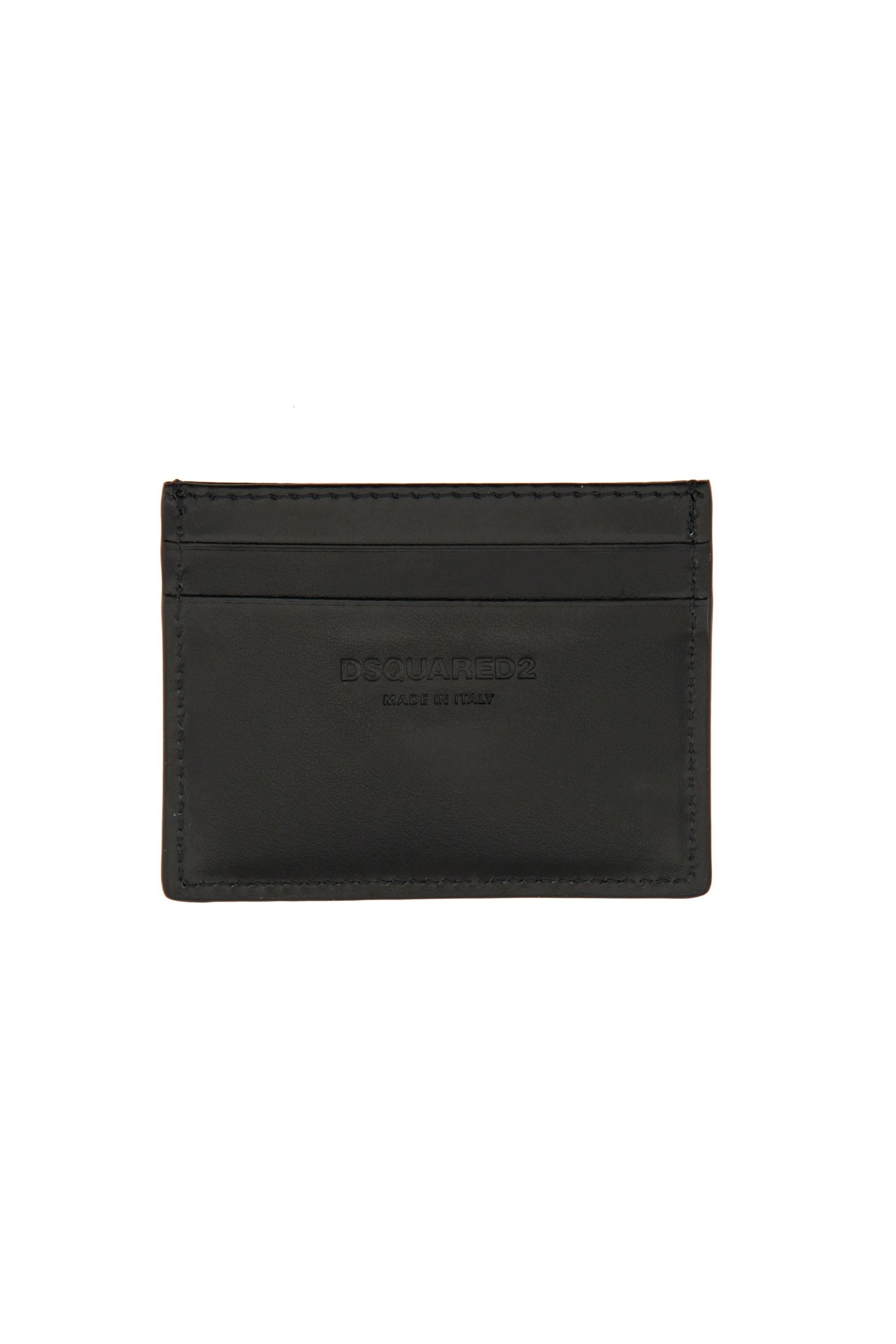 Dsquared2 Porta carte con Logo ICON Splash vista retro