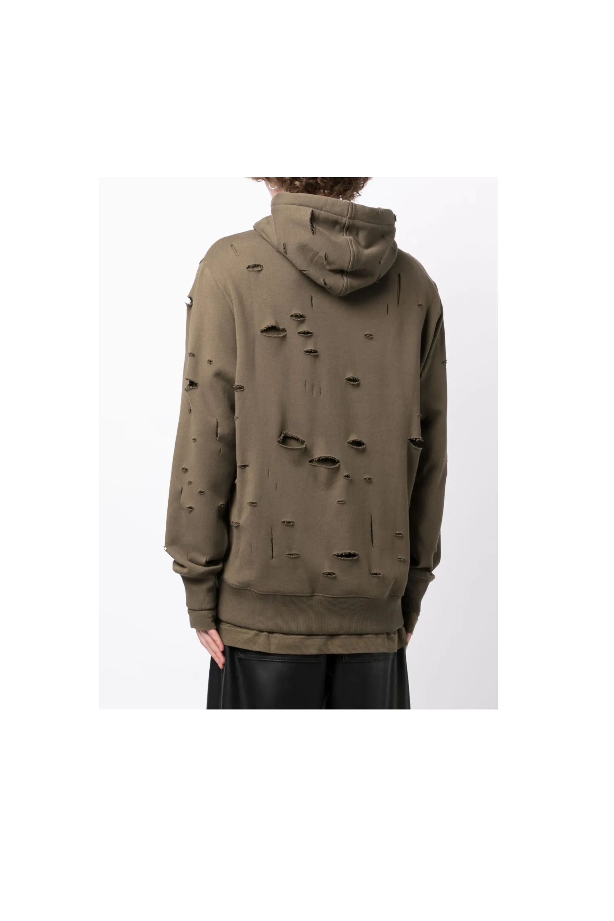 Givenchy Felpa Logo con Cappuccio vista retro