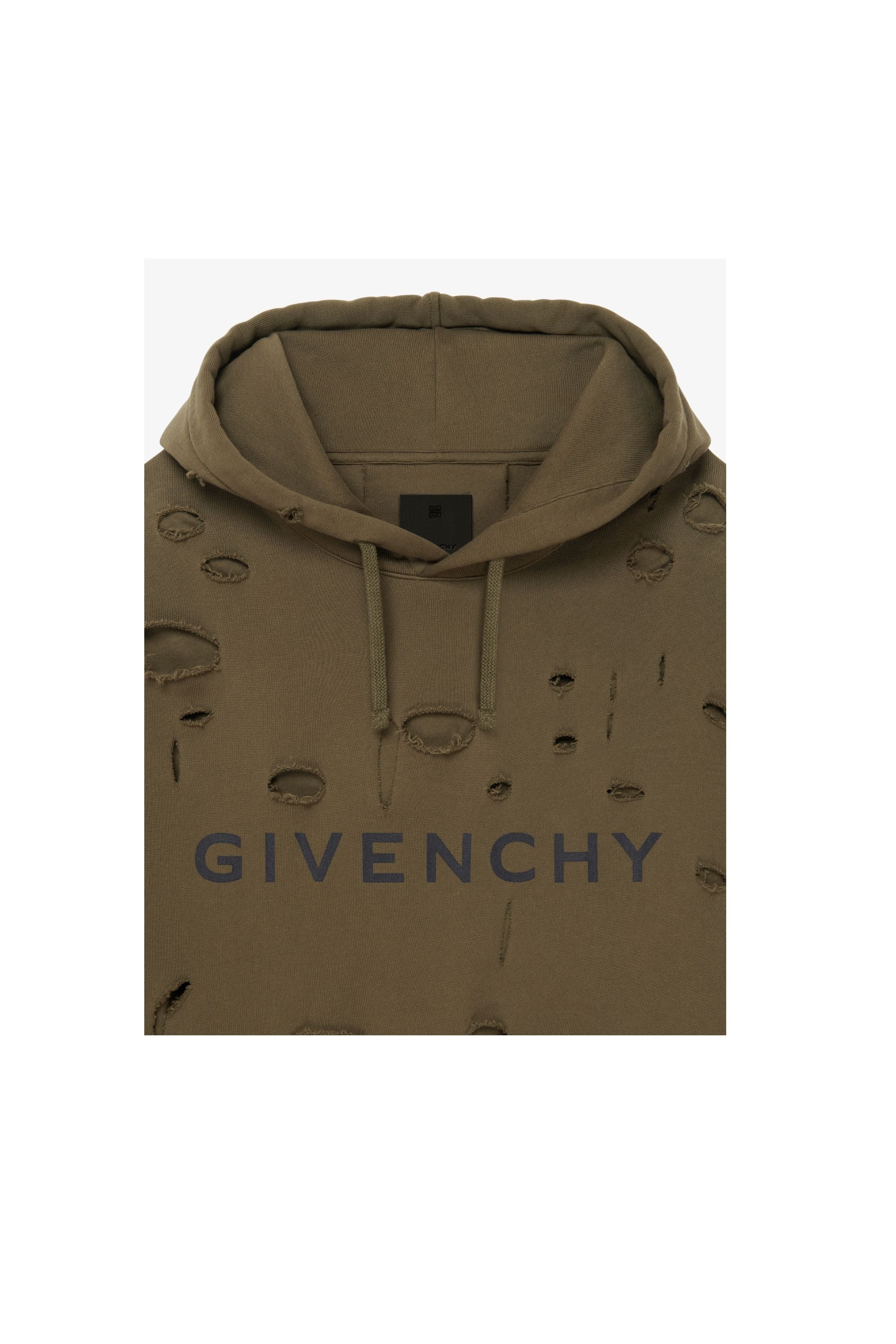 Givenchy Felpa Logo con Cappuccio vista zoom