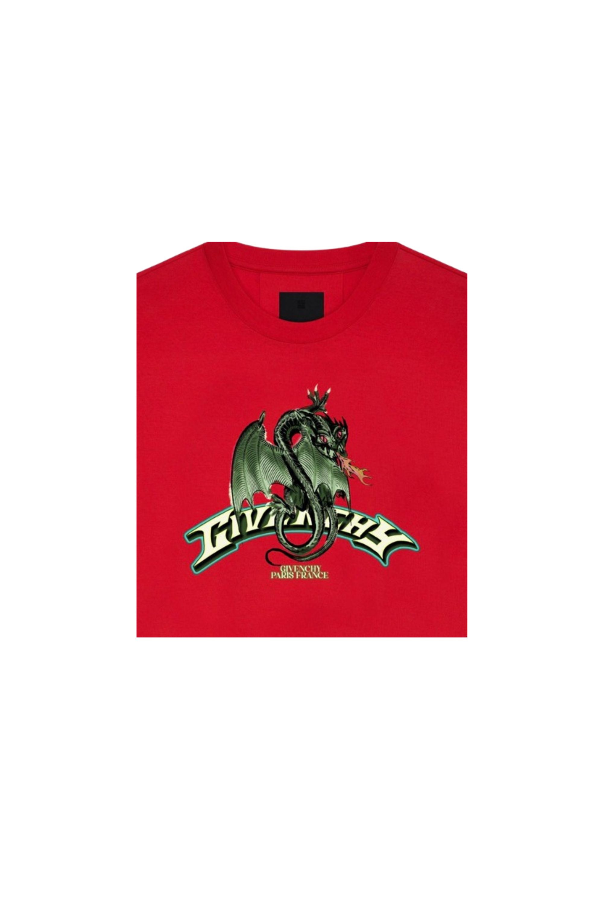 Givenchy T shirt Slim Fit con Stampa drago zoom