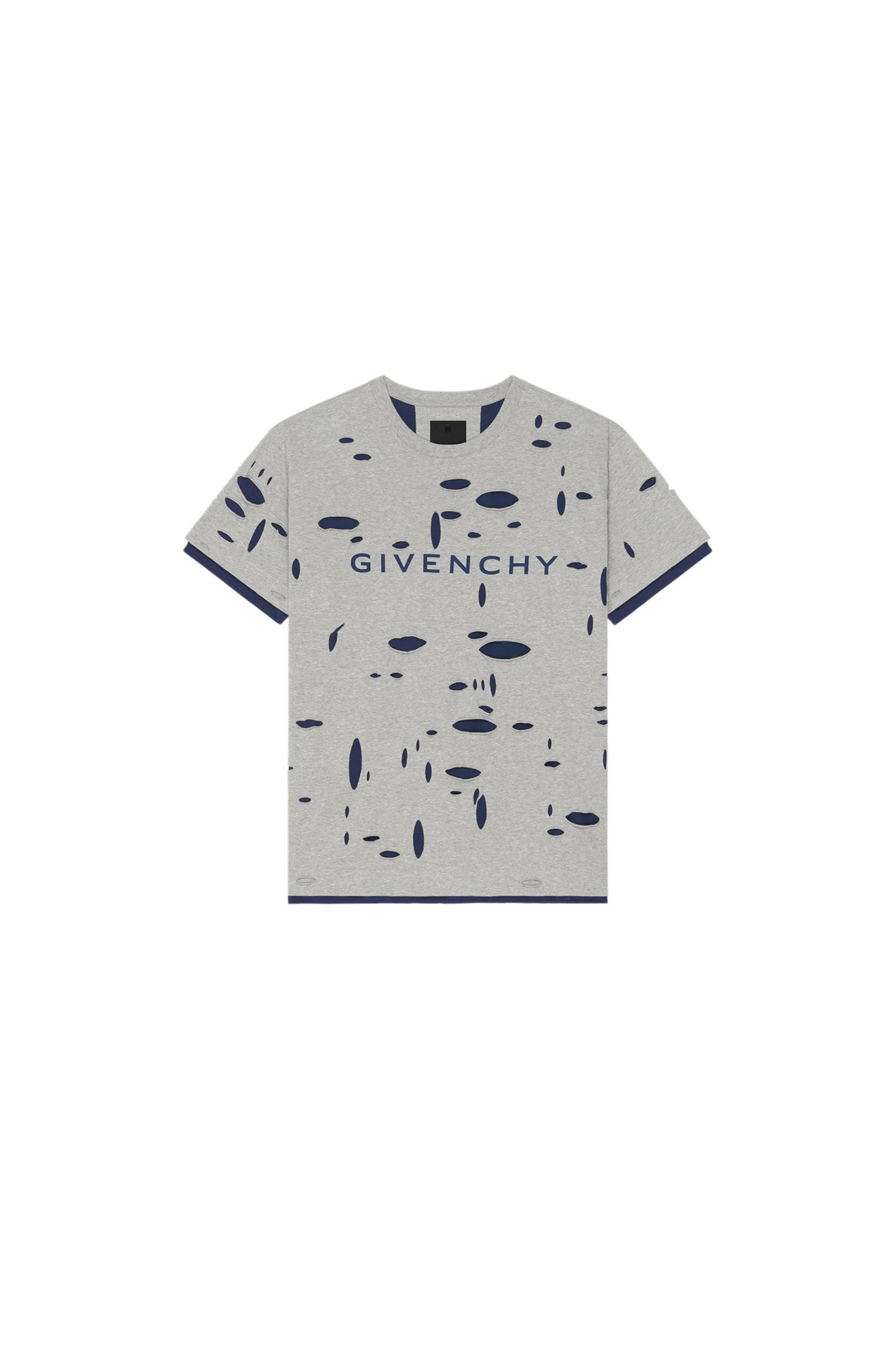 Givenchy T shirt con Effetto Vissuto vista frontale