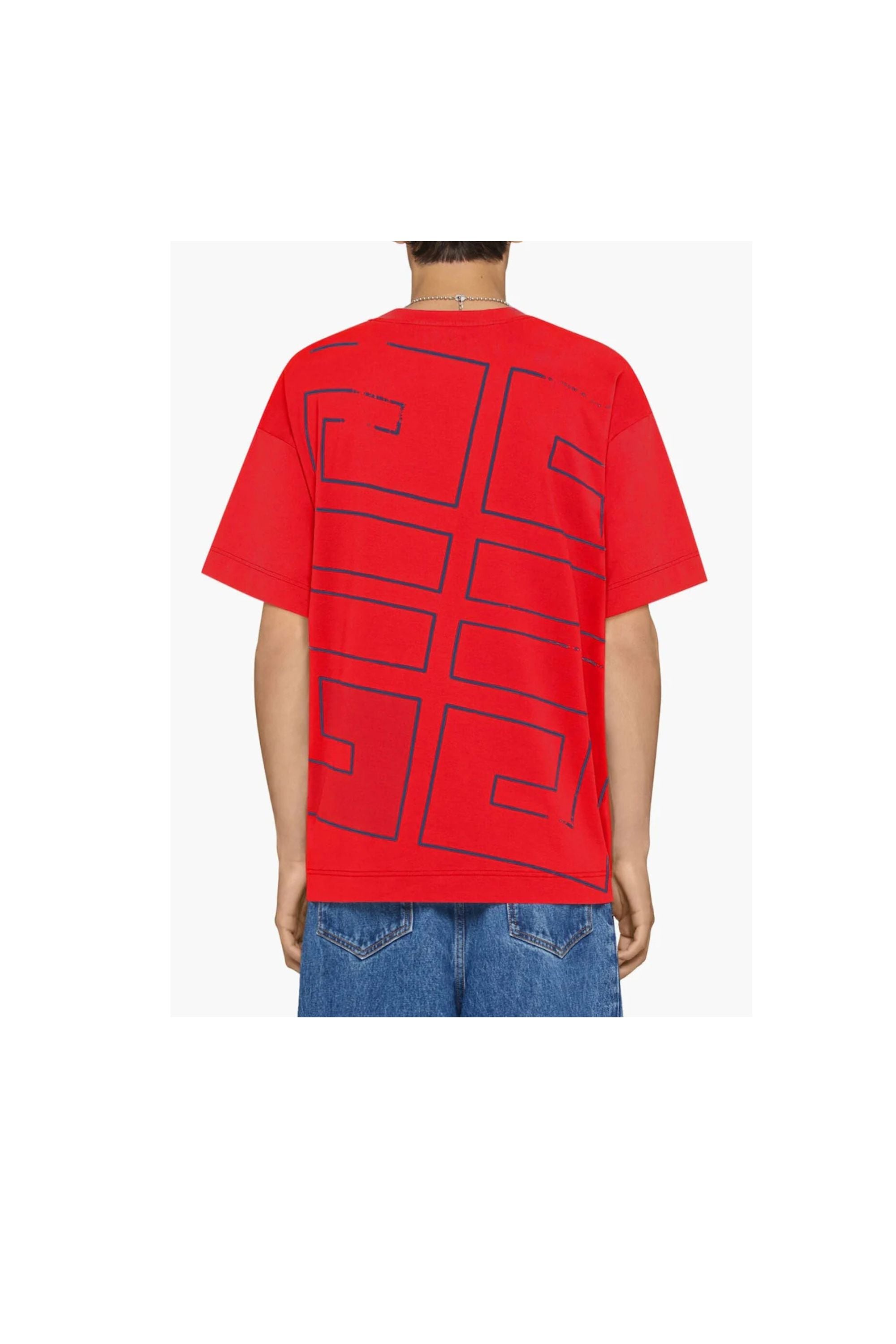 Givenchy T shirt con logo 4G vista retro