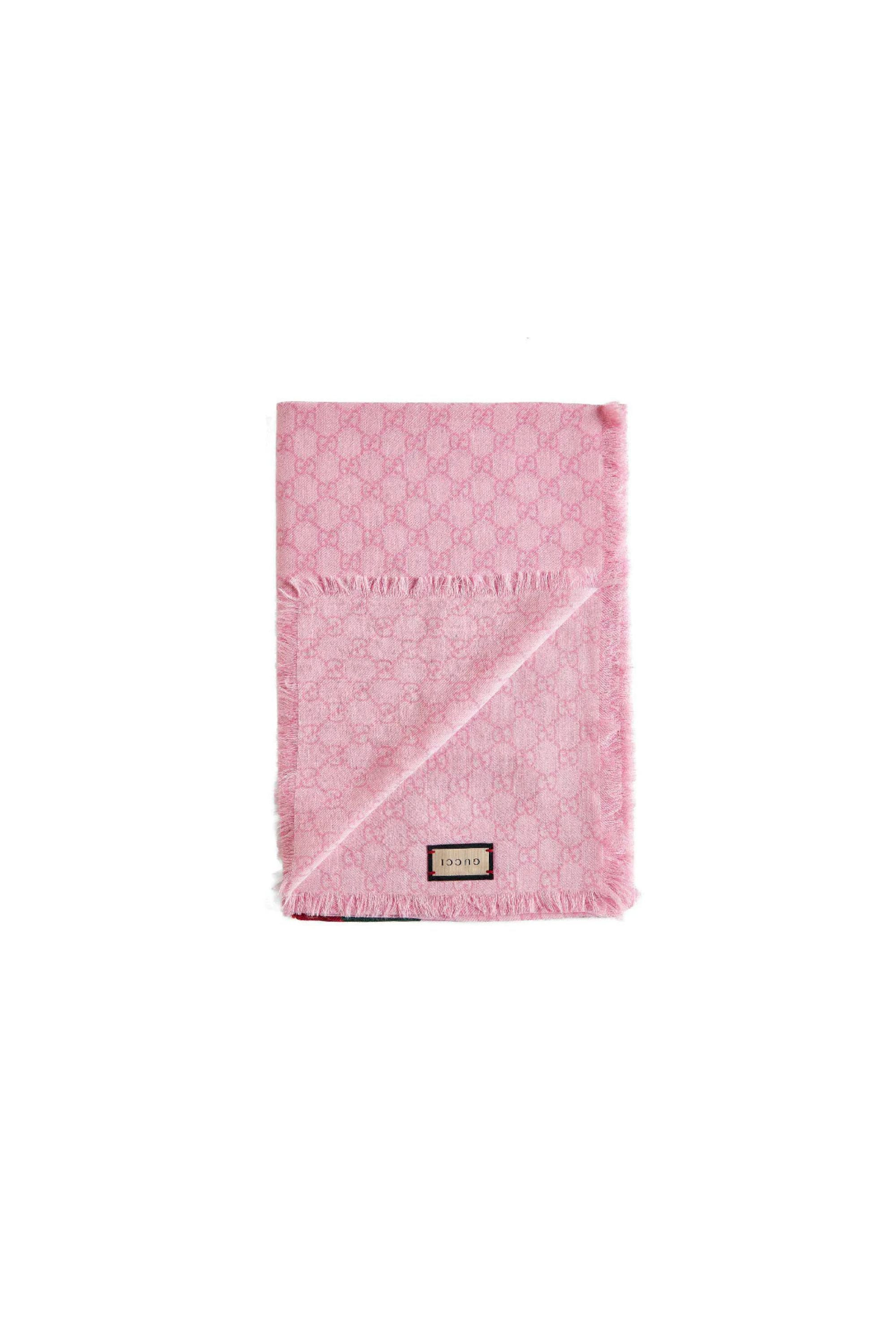 Gucci Sciarpa in Lana GG aperto