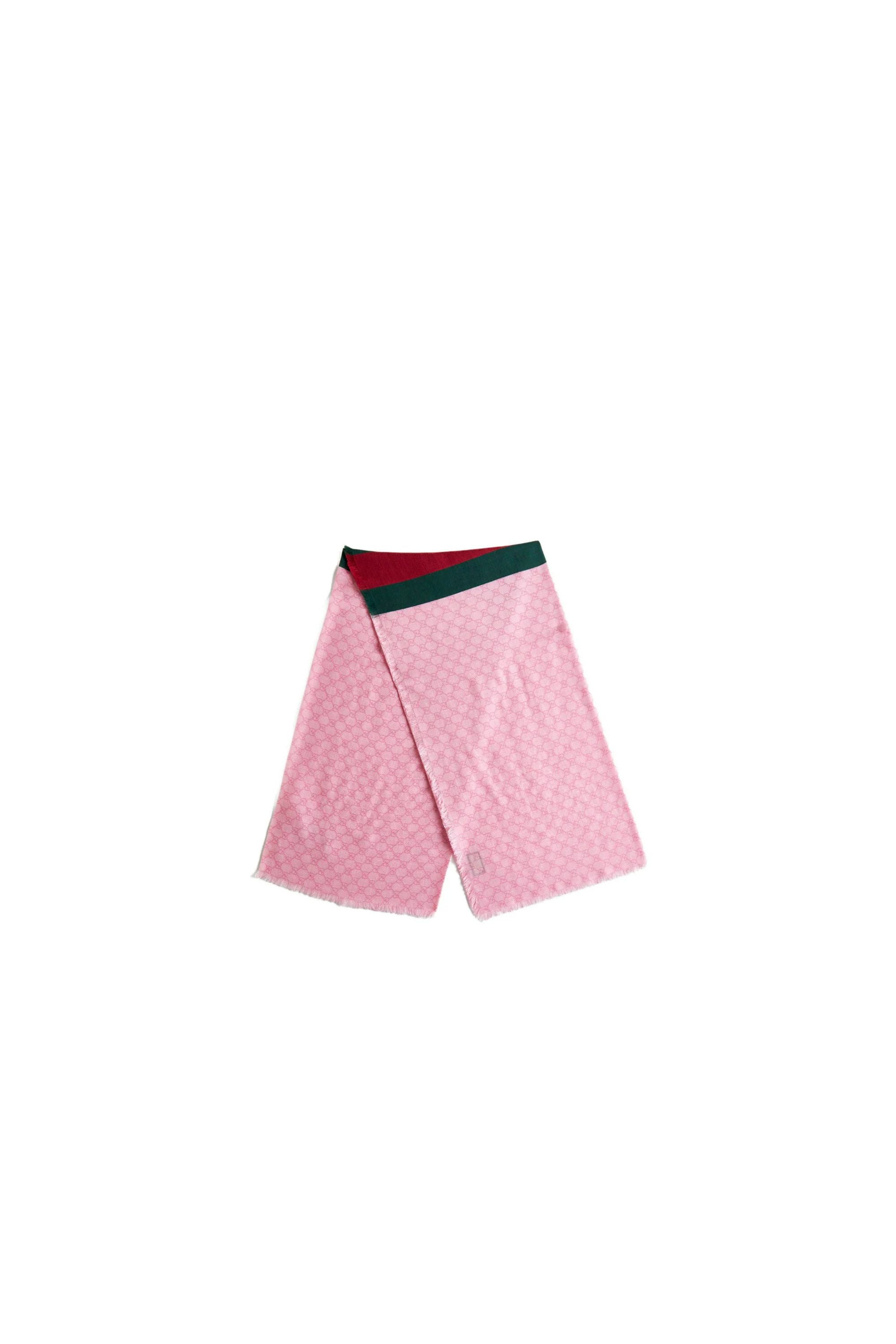 Gucci Sciarpa in Lana GG aperto 2