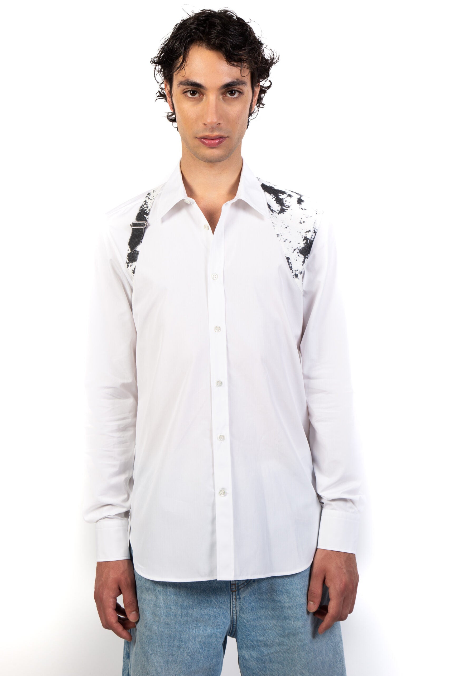 Alexander Mcqueen Camicia In Cotone Stampato-2